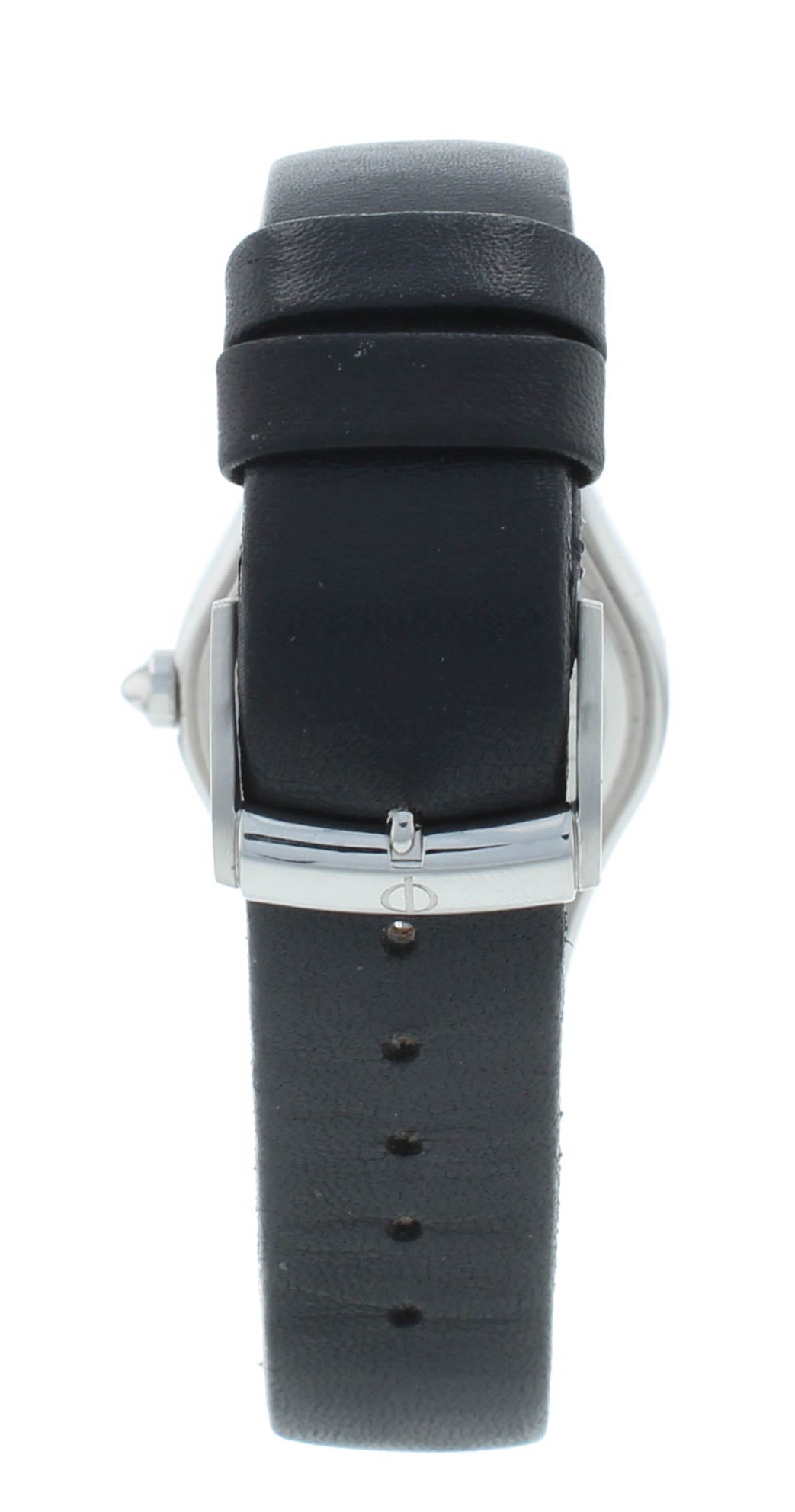 Pre-Owned Baume & Mercier Linea 27mm Quartz Black Dial Ladies Watch M0A10010