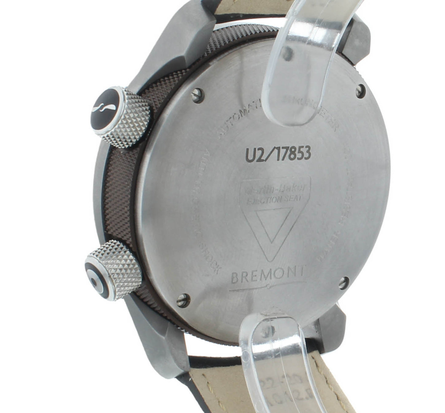 Bremont U-2 Stainless Steel Black Dial 43mm Automatic Men’s Watch U2-R-S