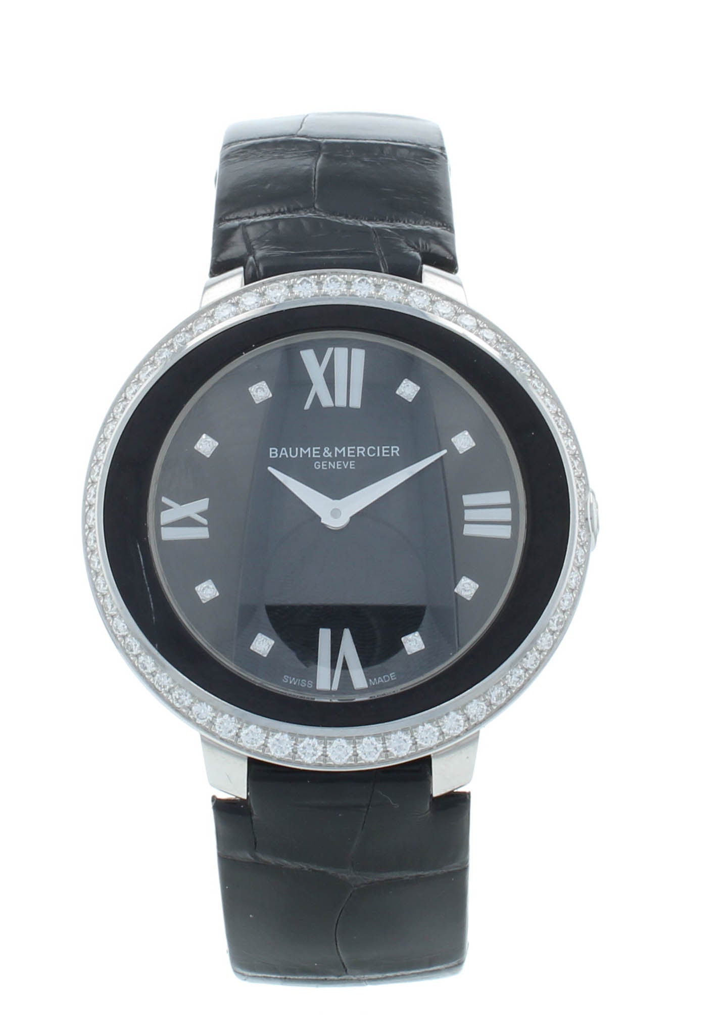 Pre-Owned Baume & Mercier Promesse 34mm Quartz Diamond Ladies Watch M0A10166