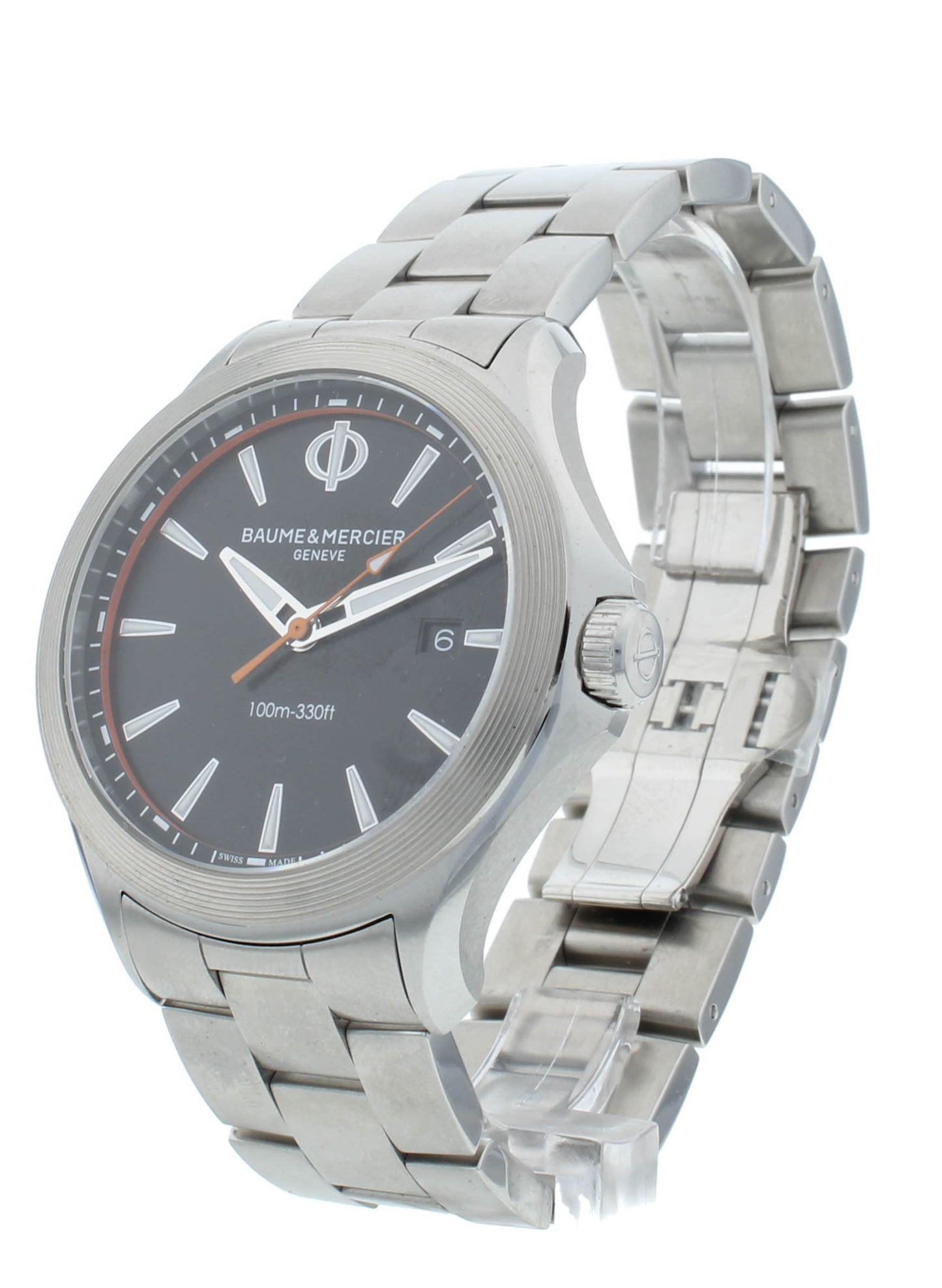 Baume & Mercier Clifton Club Black Dial 42mm Quartz Men's Watch M0A10412