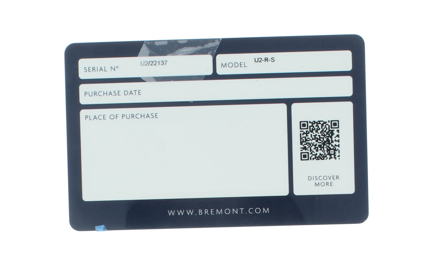 Bremont U-2 Stainless Steel Black Dial 43mm Automatic Men’s Watch U2-R-S