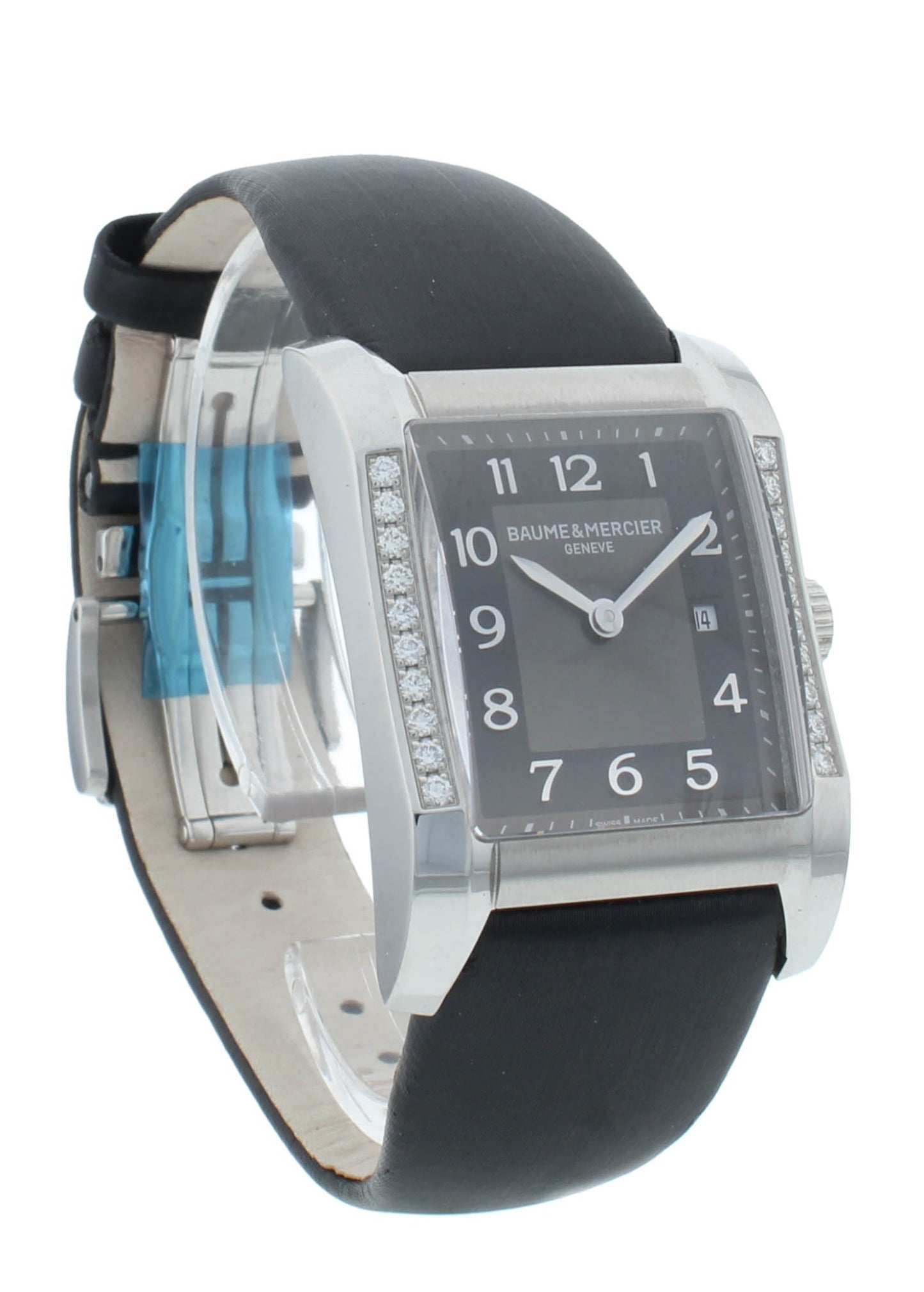 Baume & Mercier Hampton Milleis 27mm Quartz Black Dial Ladies Watch M0A10022