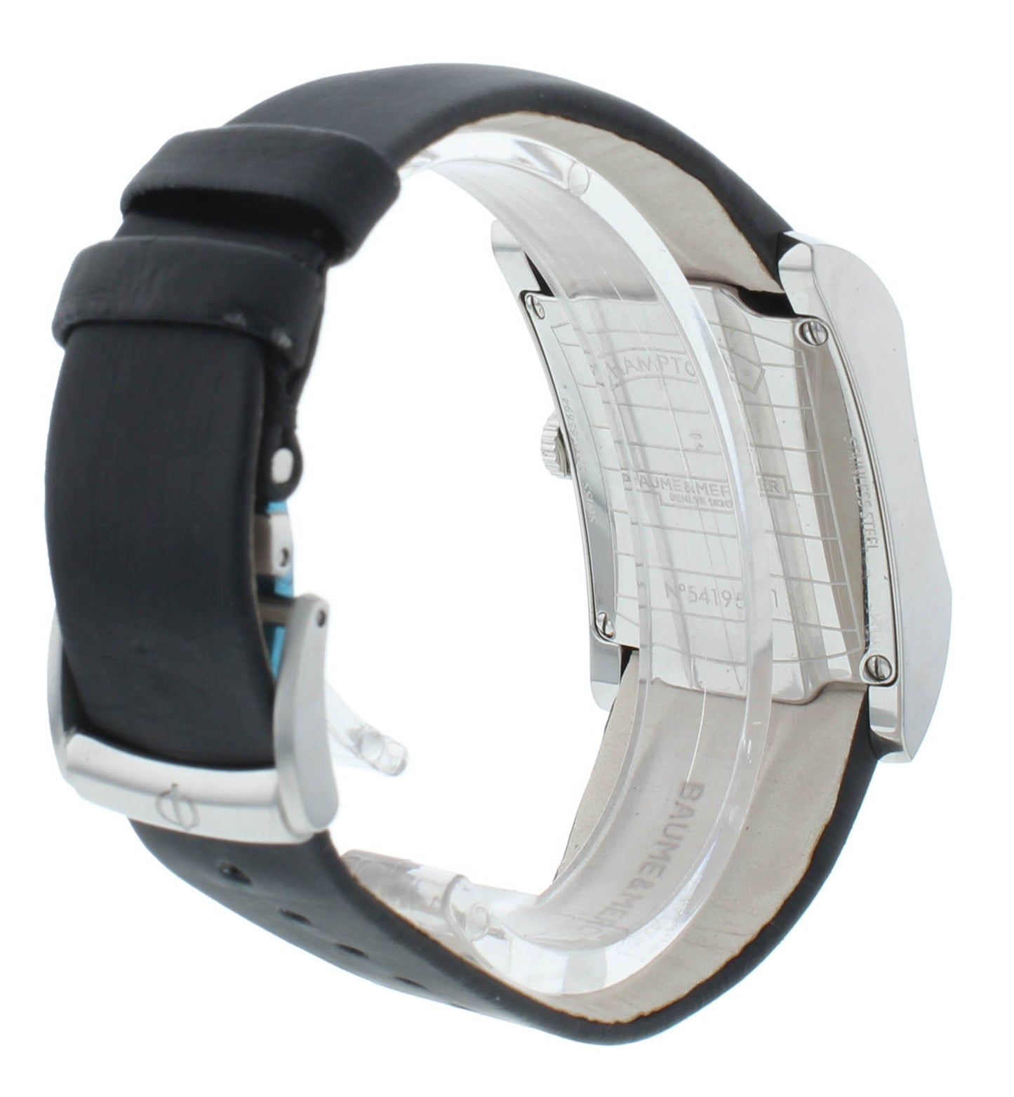 Baume & Mercier Hampton Milleis 27mm Quartz Black Dial Ladies Watch M0A10022