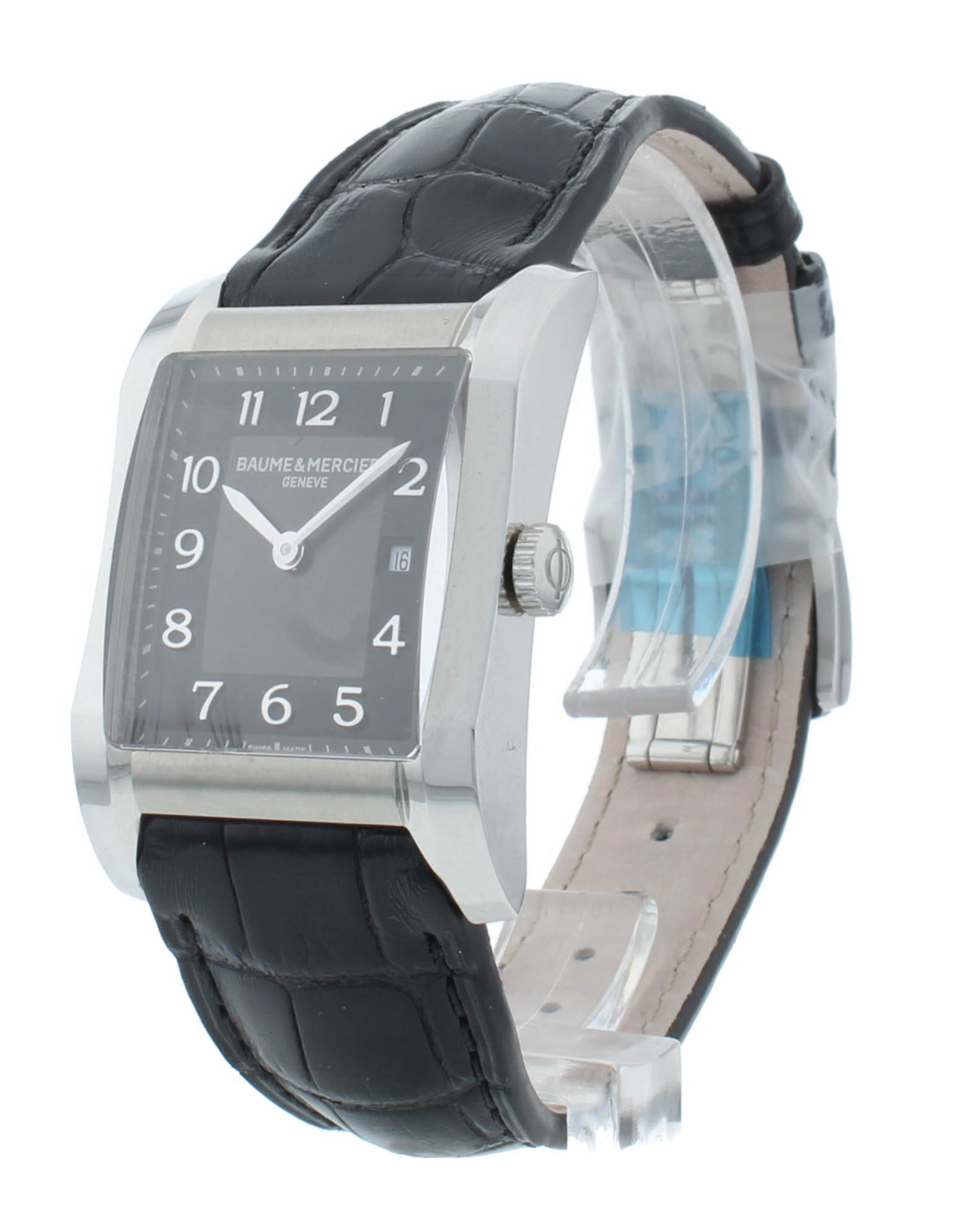 Baume & Mercier Hampton 27mm Quartz Black Dial Ladies Watch M0A10019