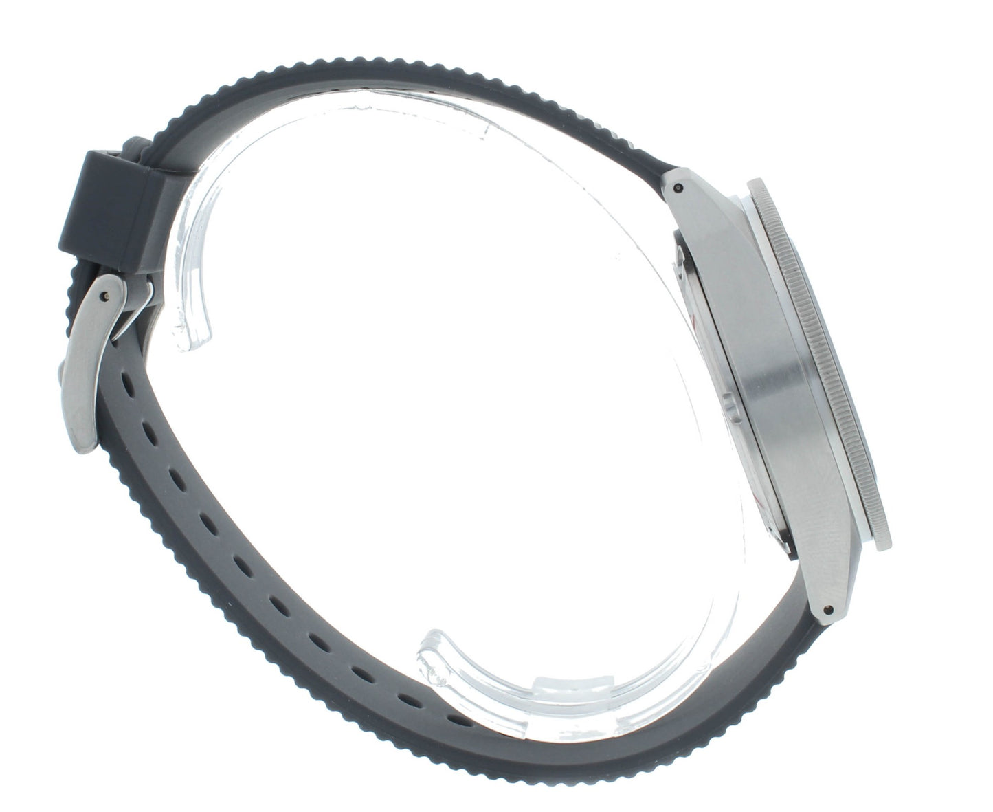 Unimatic Modello Uno 40mm Automatic Rubber Strap Black Dial Men's Watch U1S-PD3