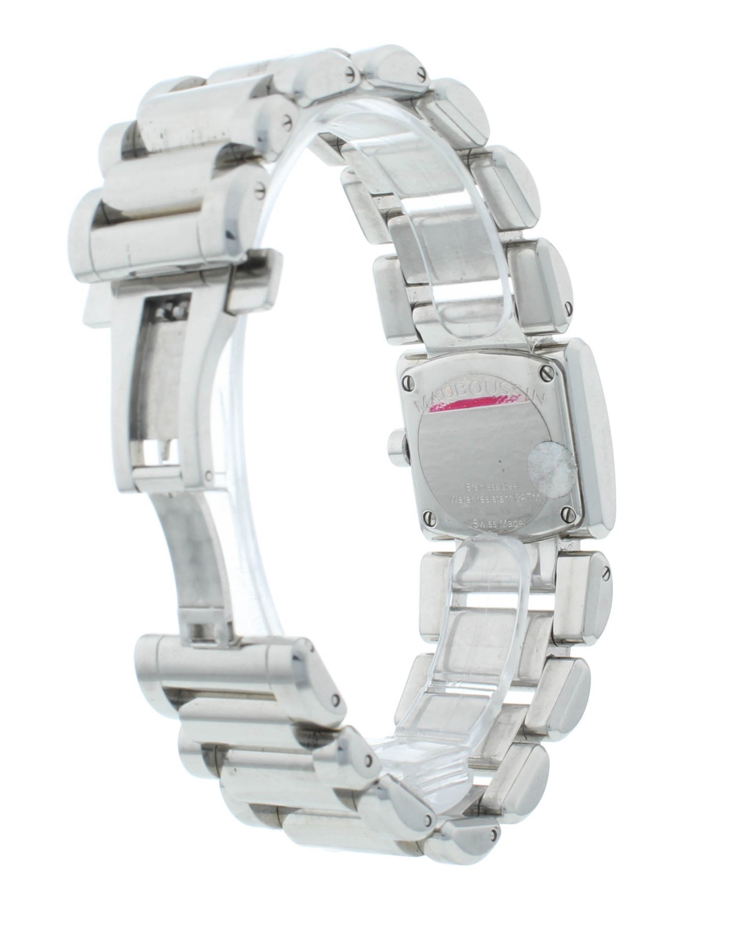 Mauboussin Alessandrine 25mm Quartz Silver Dial Square Ladies Watch 321