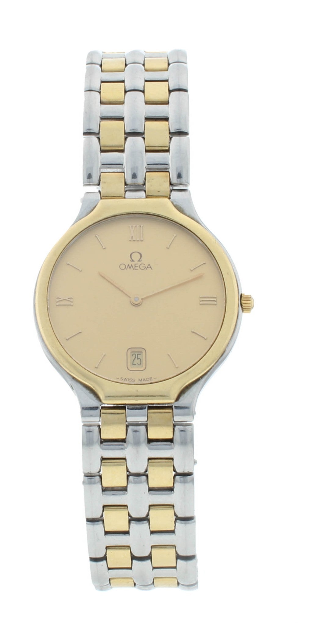 Ebel Classic Wave 23mm Quartz MOP Dial Steel & Yellow Gold Ladies Watch 1057901