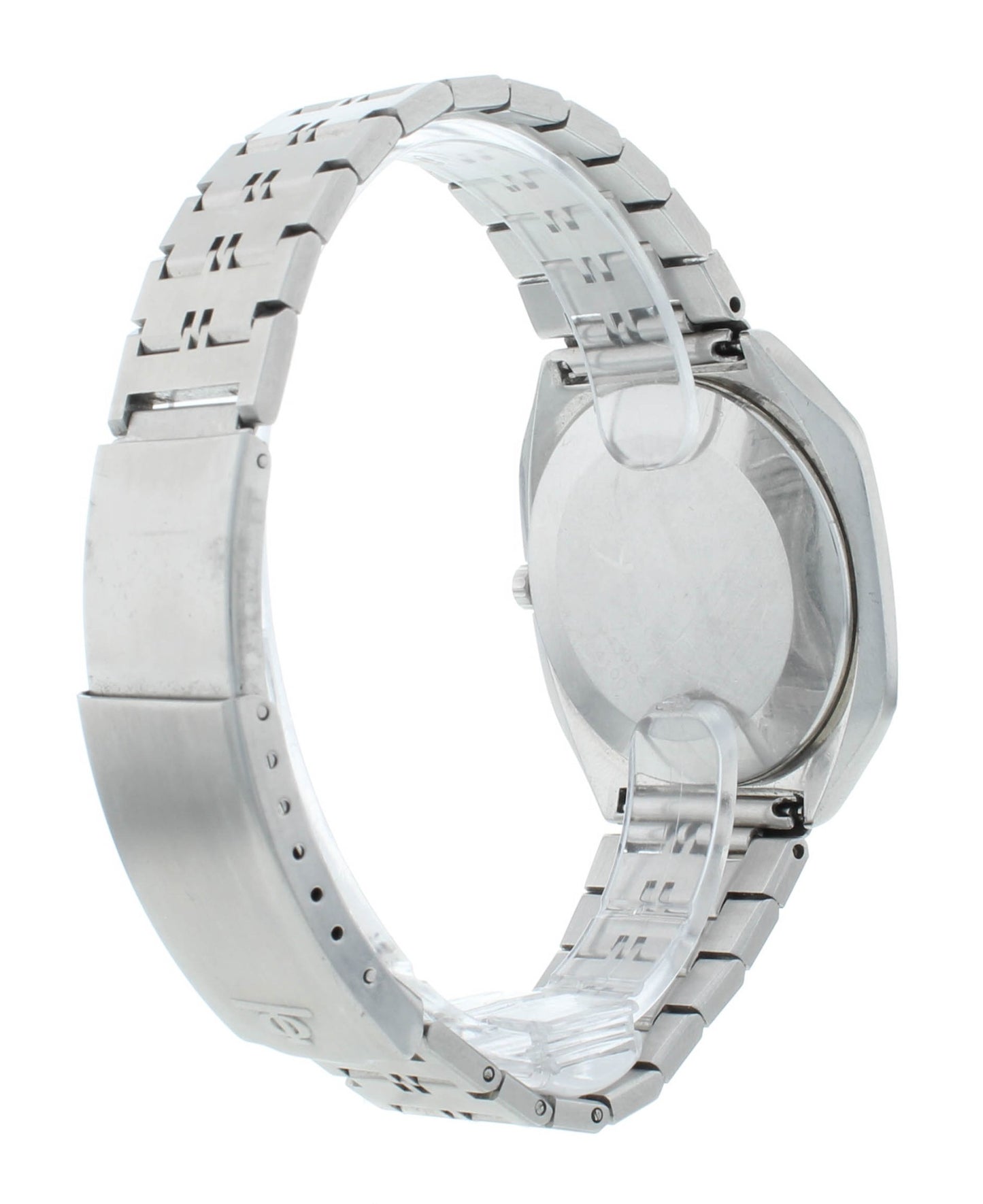 Baume & Mercier Vintage Gray Dial 36mm Stainless Steel Quartz Men's Watch 4100