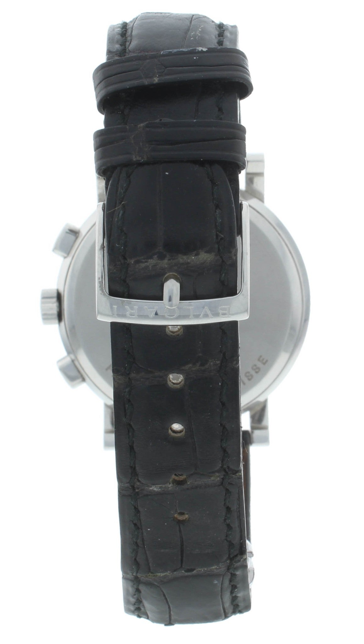 Bvlgari Diagono 38mm Automatic Chronograph Black Dial Men's Watch BB 38 SL CH