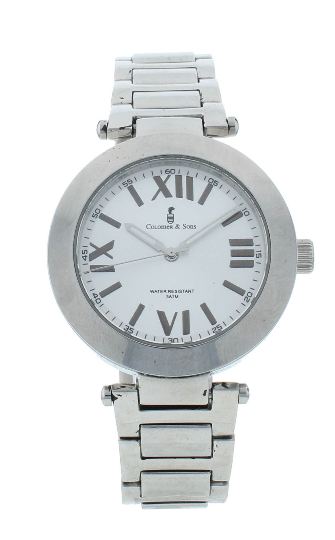 Colomer & Son 34mm Stainless Steel Quartz Silver Dial Ladies Watch CSN03