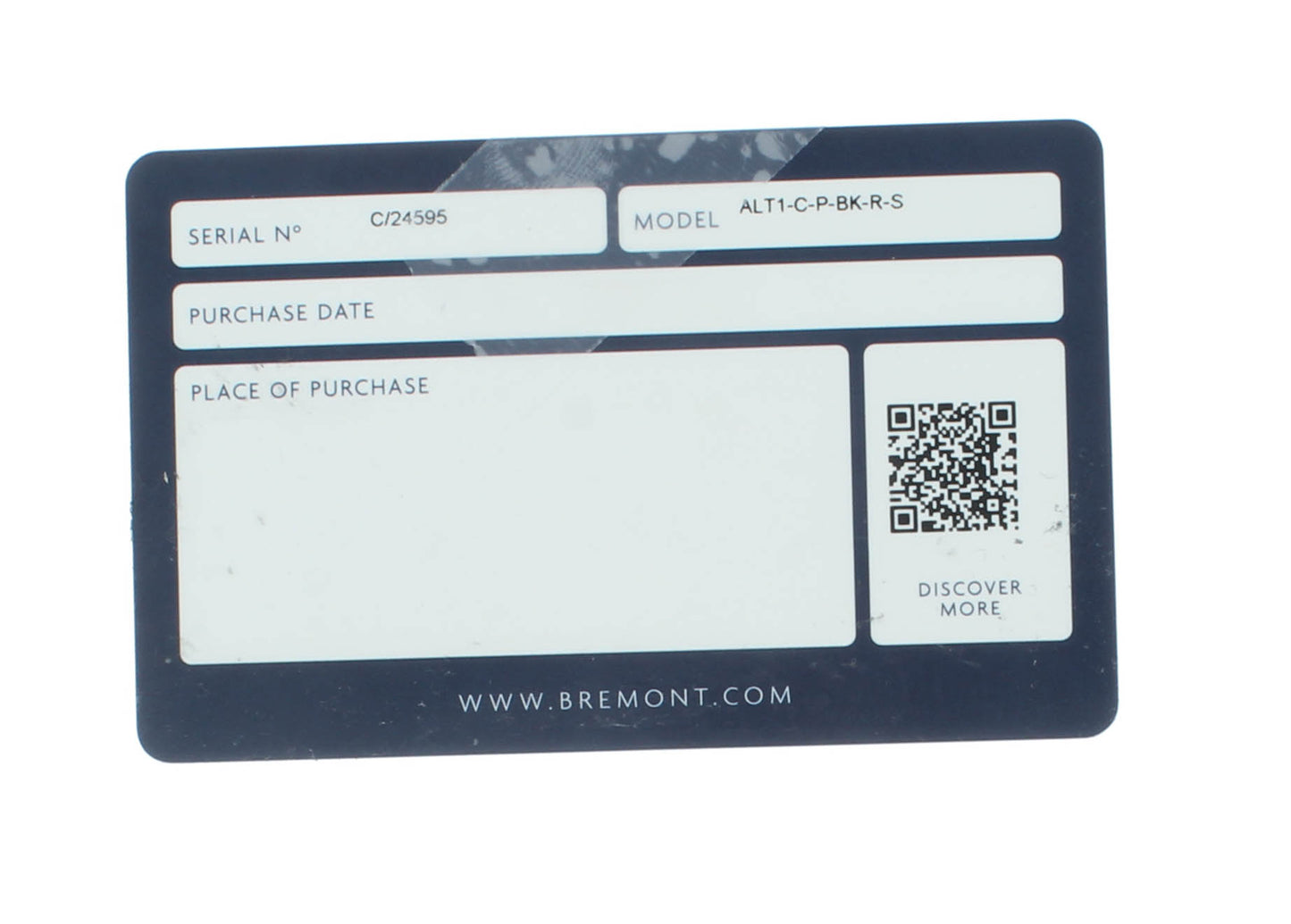 Bremont ALT1-C Chronograph Black Dial 43mm Automatic Men’s Watch ALT1-C-P-BK-R-S