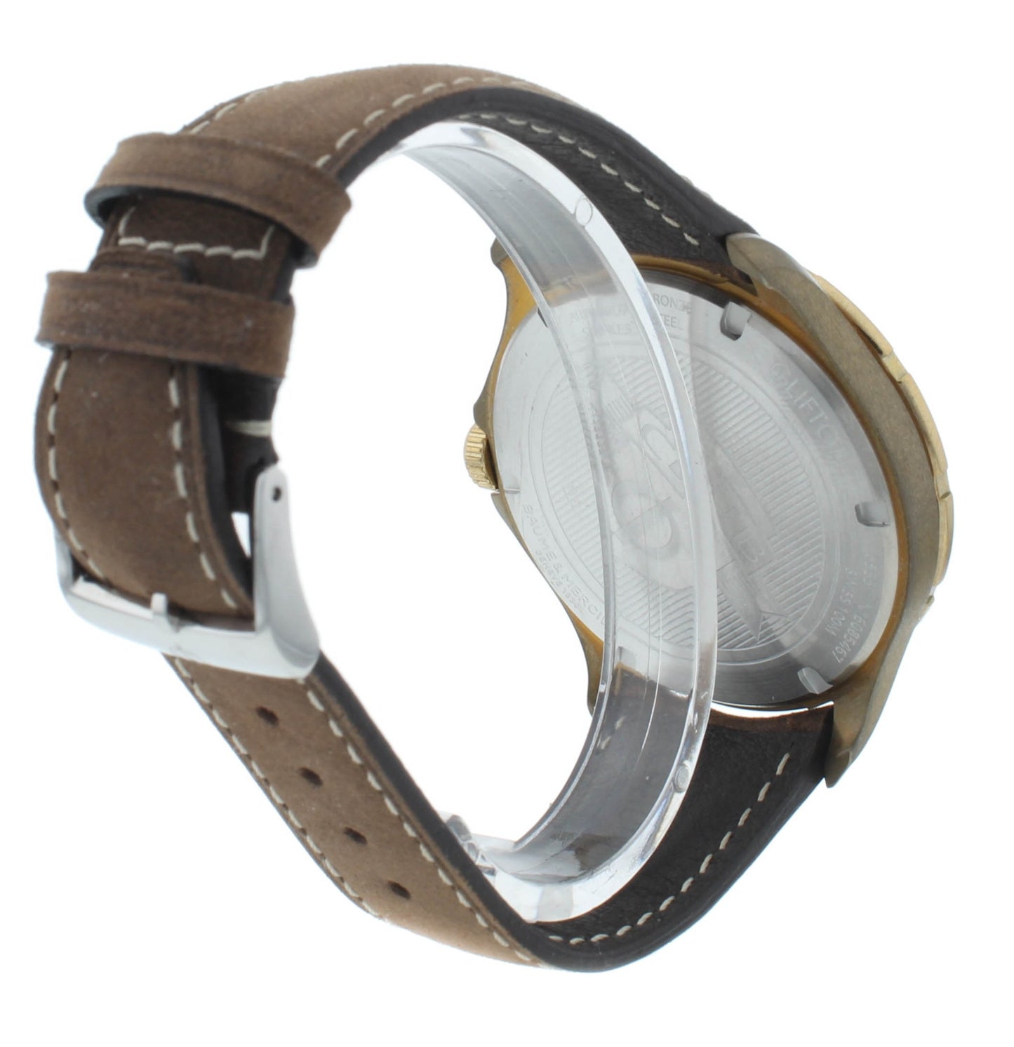 Baume & Mercier Clifton Club Bronze Leather Strap 42mm Auto Men's Watch M0A10501