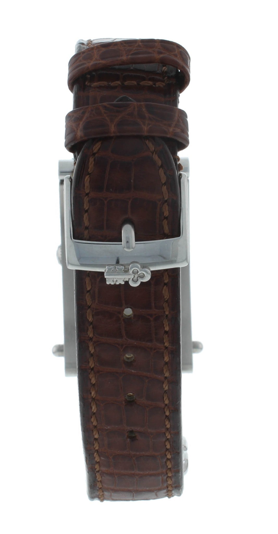 Corum Tabogan Tank Style Silver Dial 24mm Quartz Ladies Watch 64.151.20