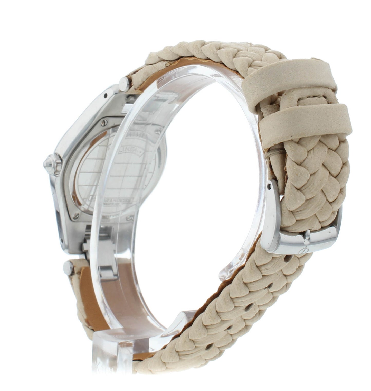 Baume & Mercier Linea White MOP Dial & Strap Quartz 27mm Ladies Watch M0A10116