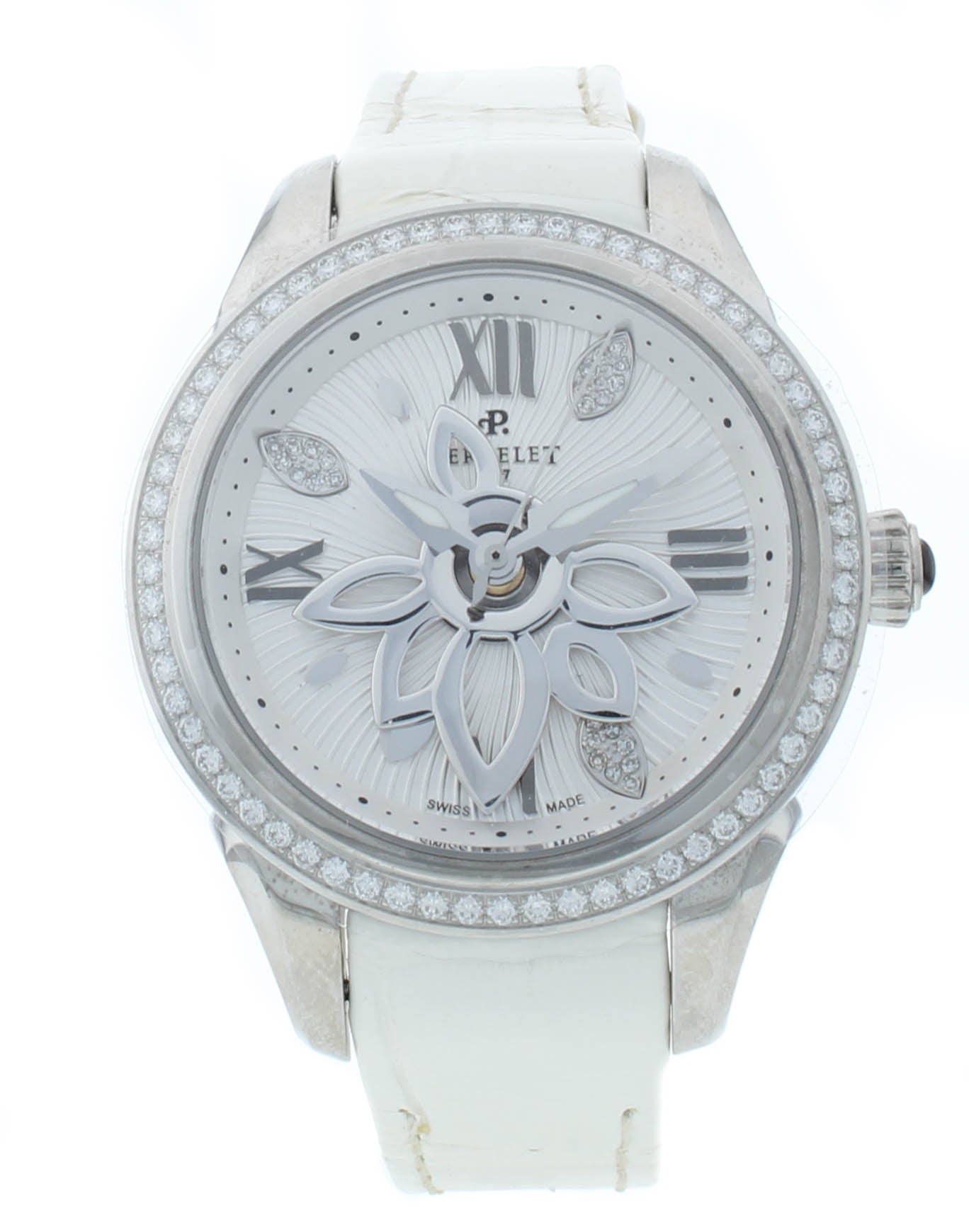 Perrelet Diamond Flower Diamond Bezel Automatic 36.5mm Ladies Watch A2066/1