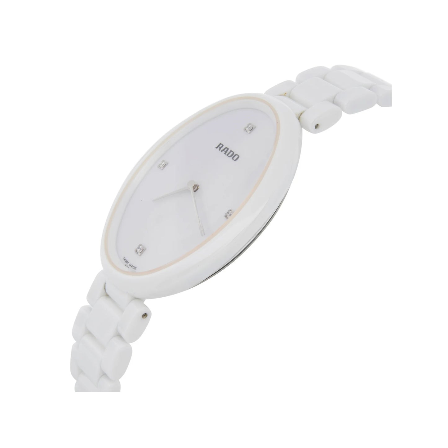 Rado Esenza Touch 33mm Quartz White Diamond Dial Ceramic Ladies Watch R53092712