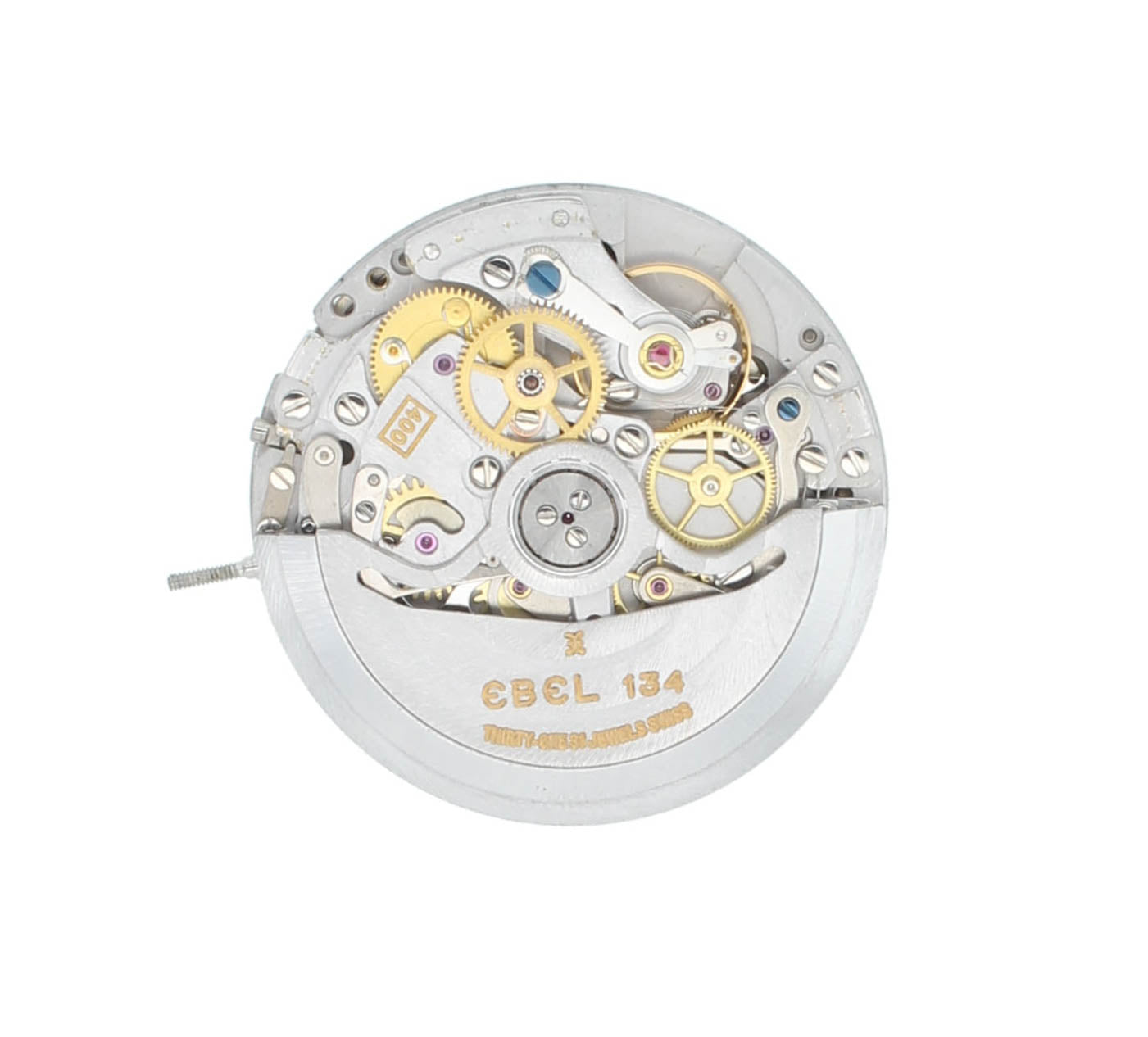 Ebel El Primero Watch Movement White Dial In Working Condition Ebel Caliber 134