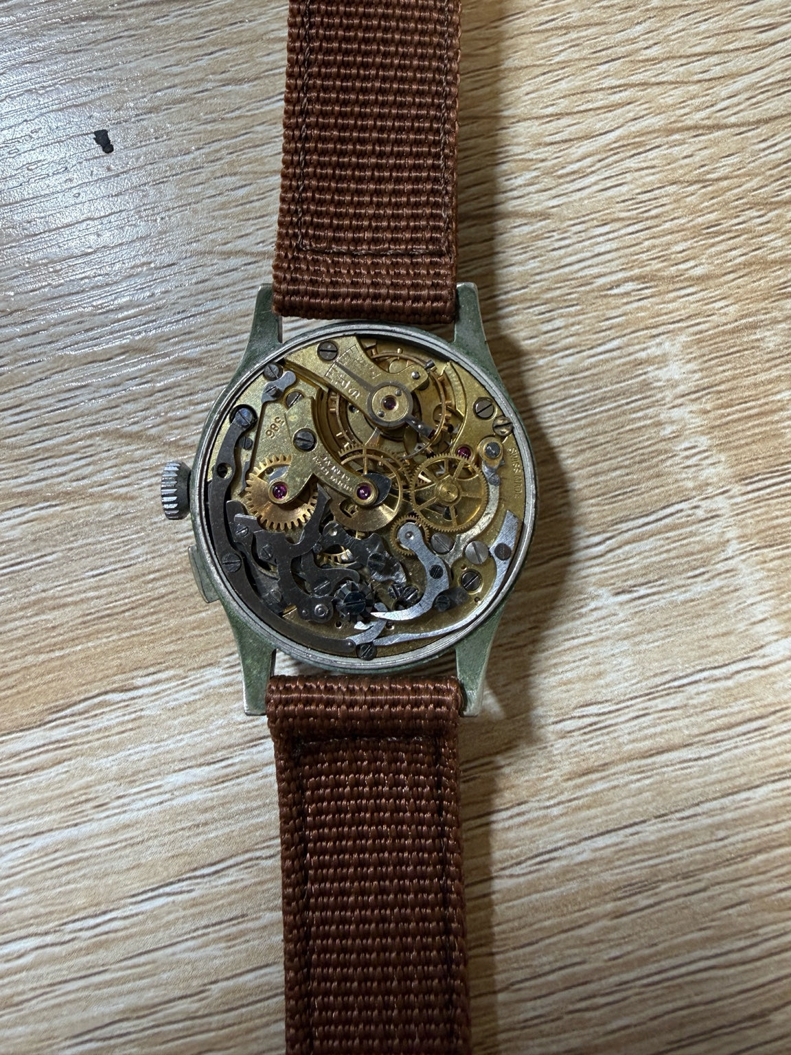 Universal Genève Compax 35mm Manual White Dial Chrono Vintage Men's Watch 7572