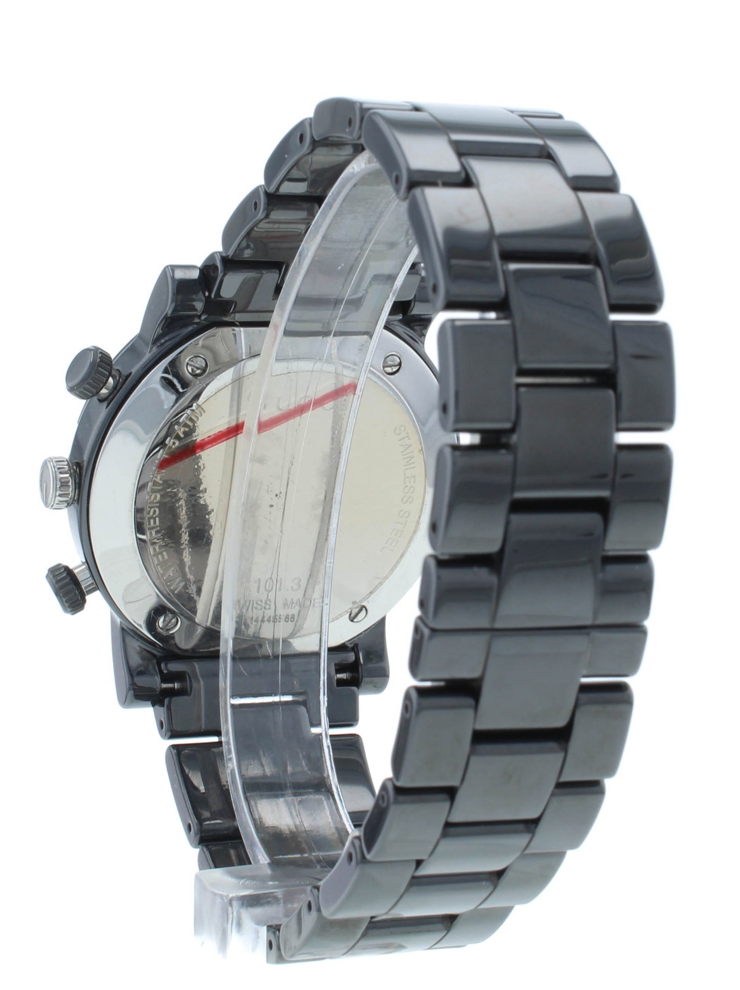 Gucci G-Chrono Ceramic Chronograph Black Dial Men's 38mm Quartz Watch YA101352
