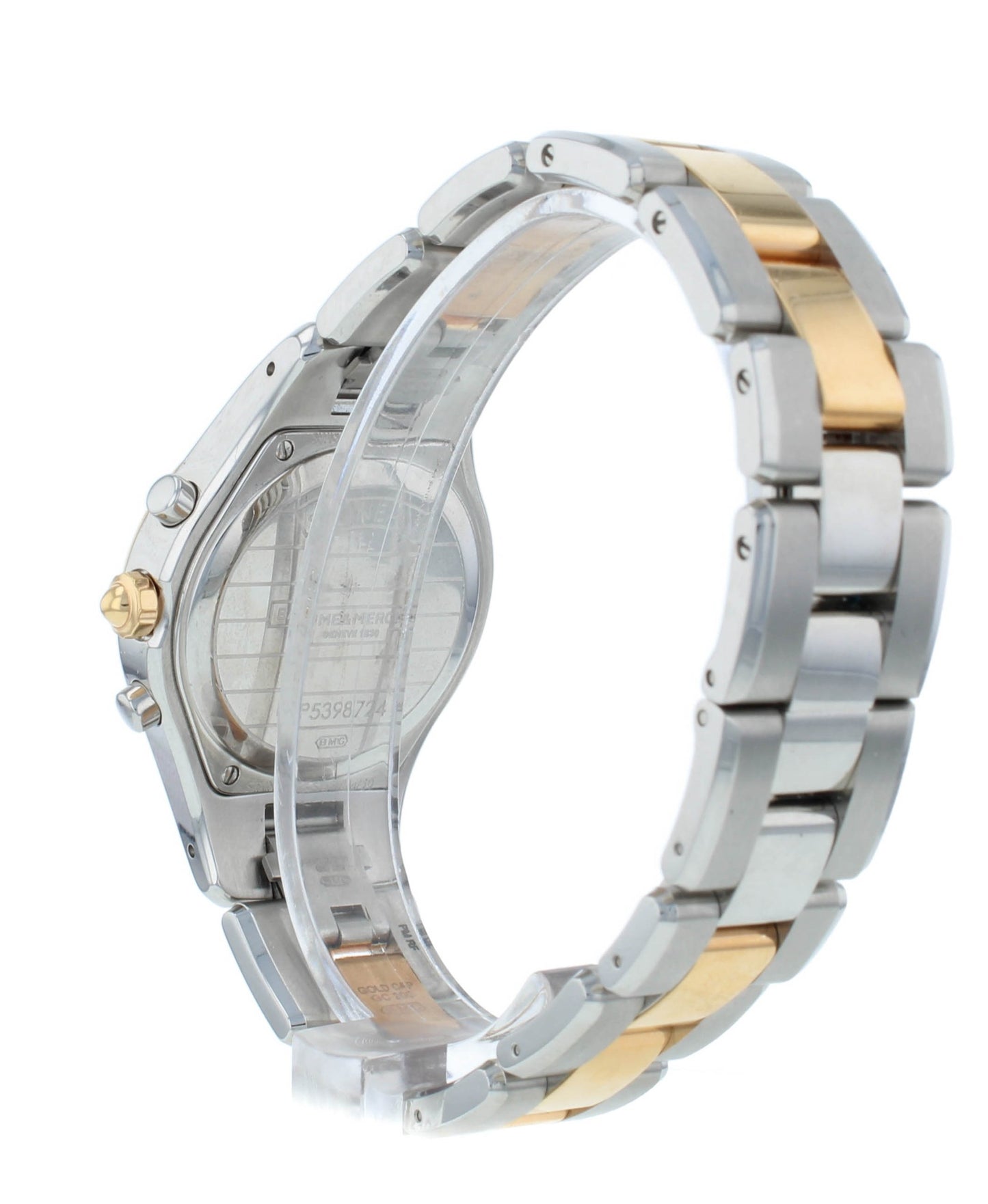 Baume & Mercier Linea 32mm Two-Tone Quartz Chronograph Ladies Watch M0A10158