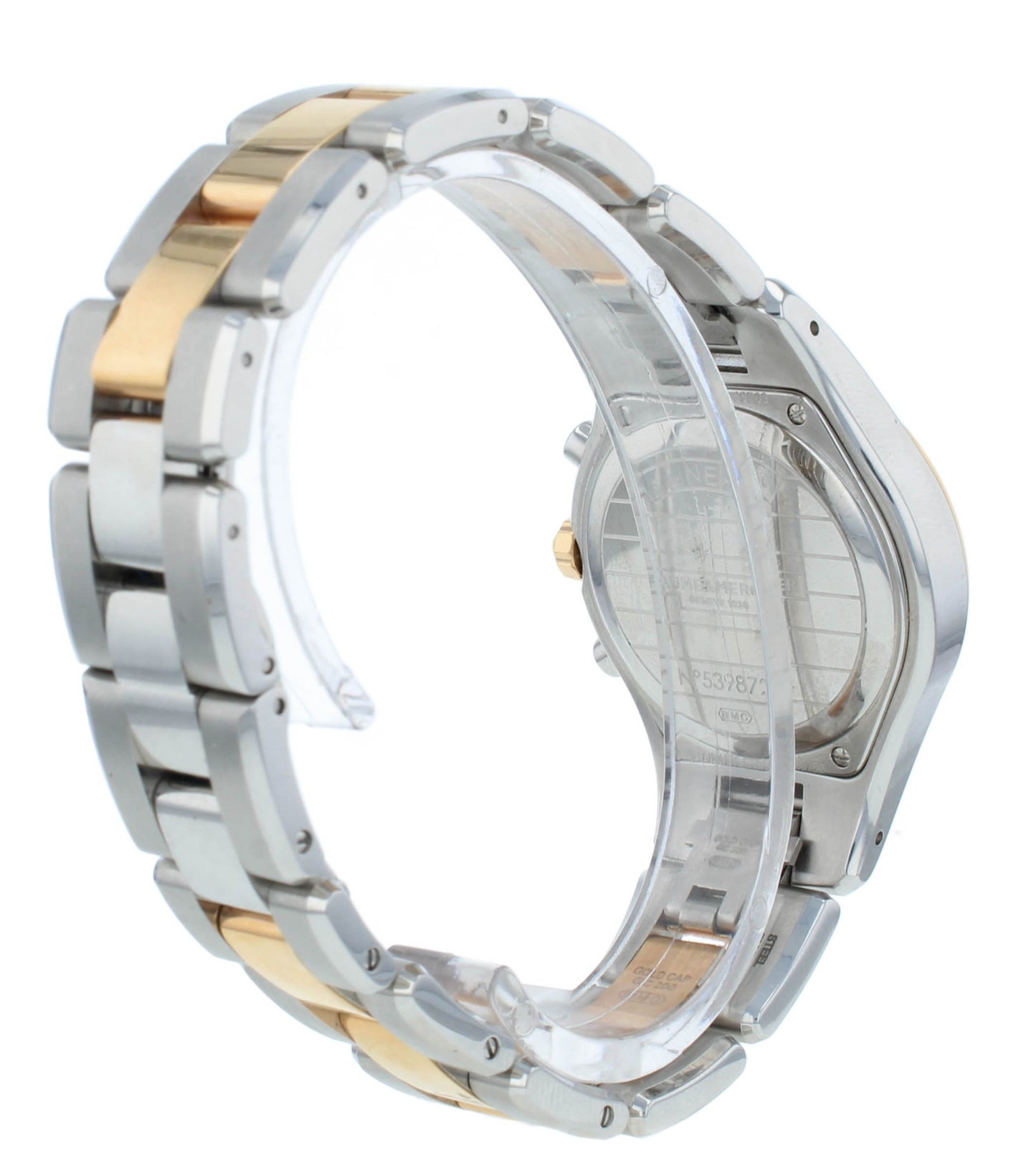 Baume & Mercier Linea 32mm Two-Tone Quartz Chronograph Ladies Watch M0A10158