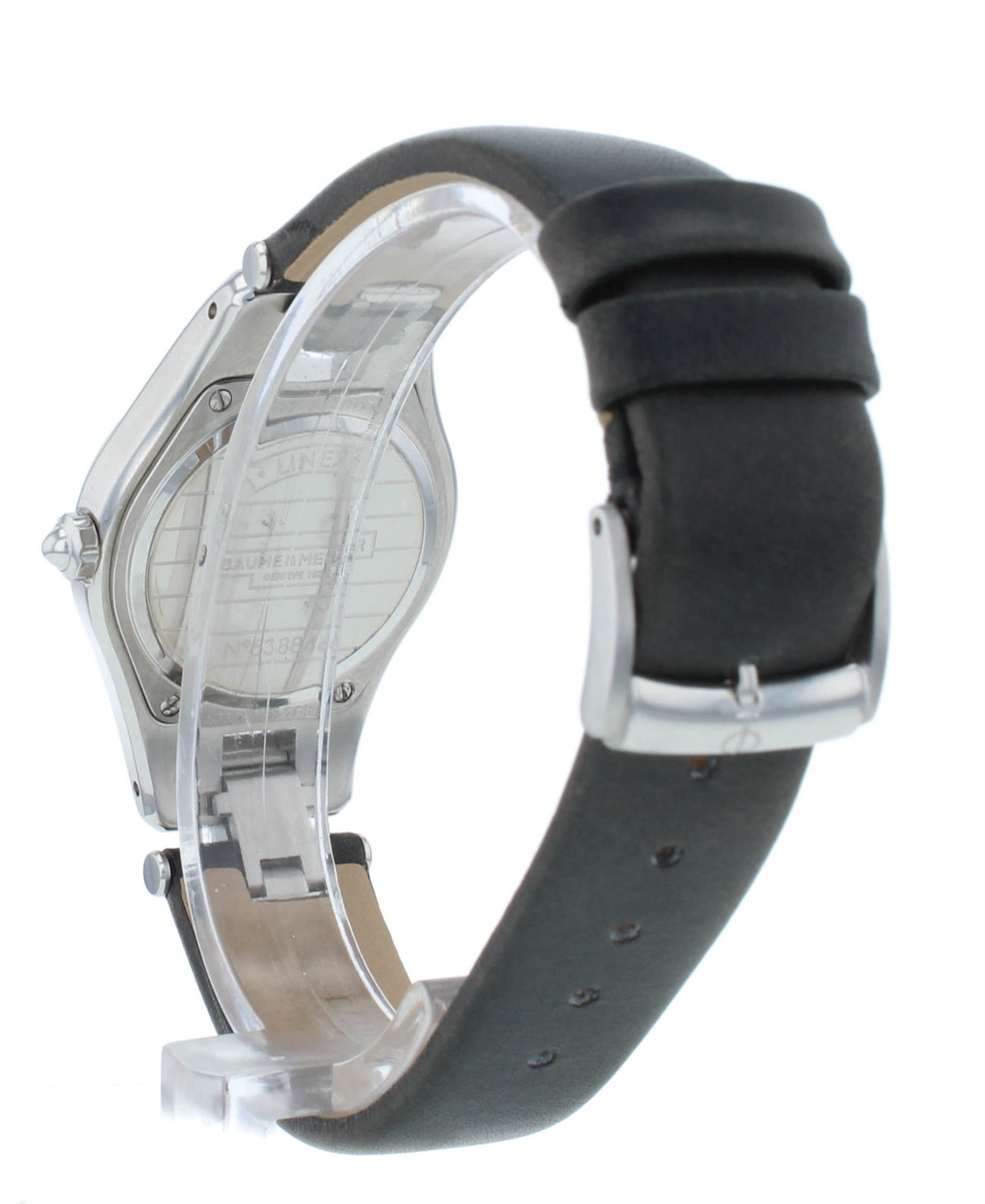 Pre-Owned Baume & Mercier Silver Dial Steel 27mm Quartz Ladies Watch MOA10009