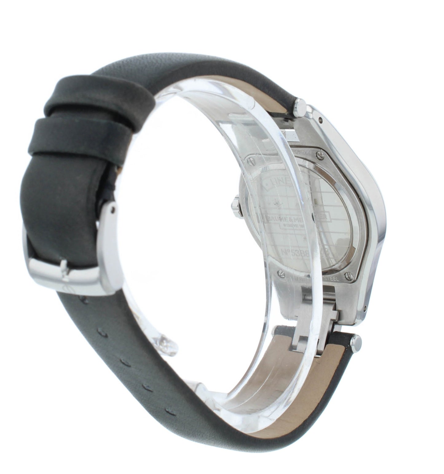 Pre-Owned Baume & Mercier Silver Dial Steel 27mm Quartz Ladies Watch MOA10009