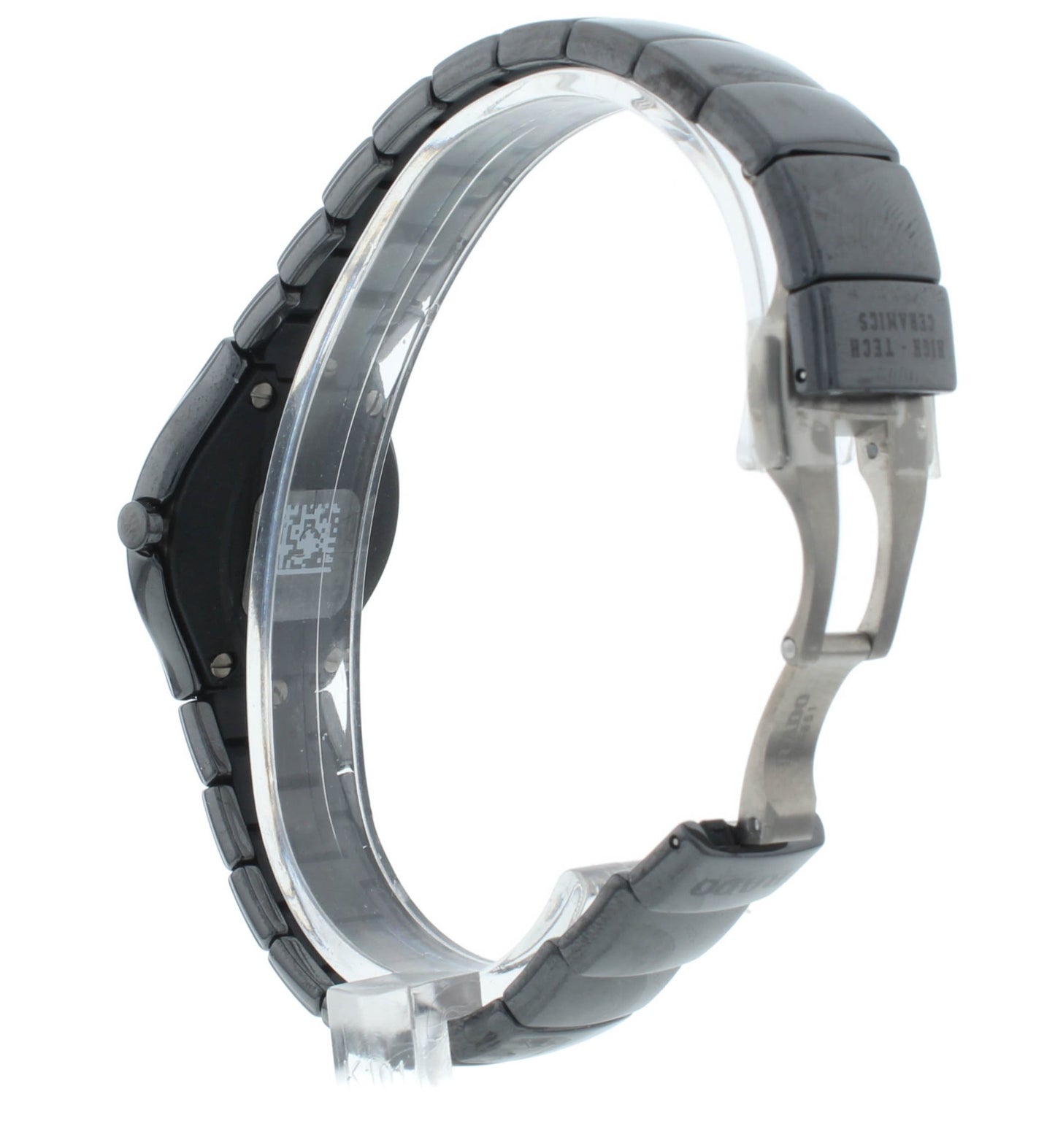 Rado True Jubile 27mm Ceramic Black Diamond Dial Quartz Ladies Watch R27655732