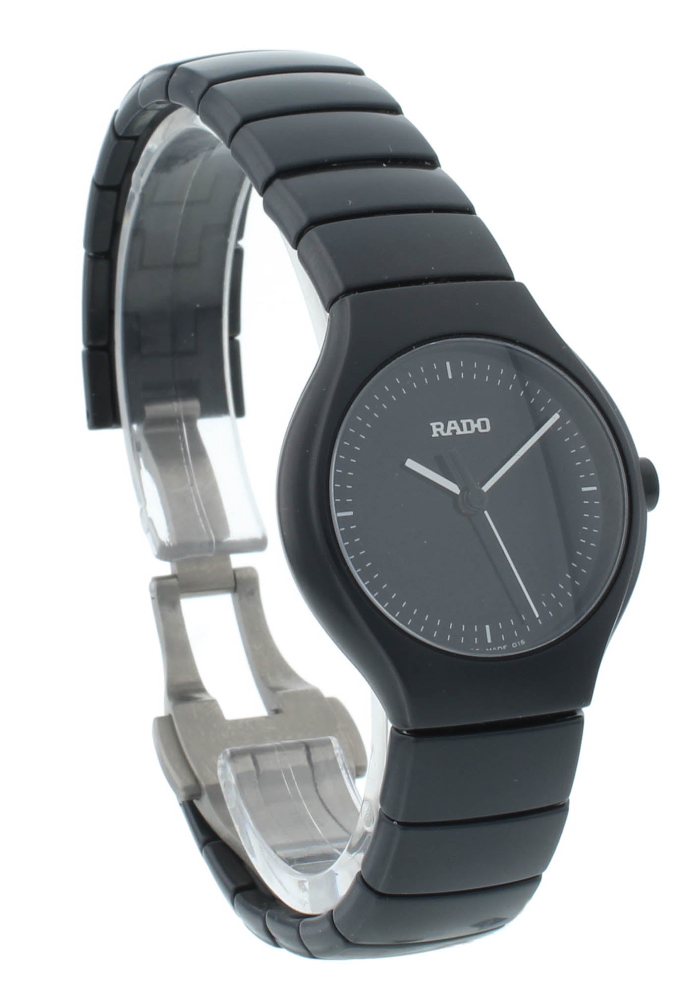 Rado True Jubile 26mm Ceramic Black Dial Quartz Ladies Watch R27817152