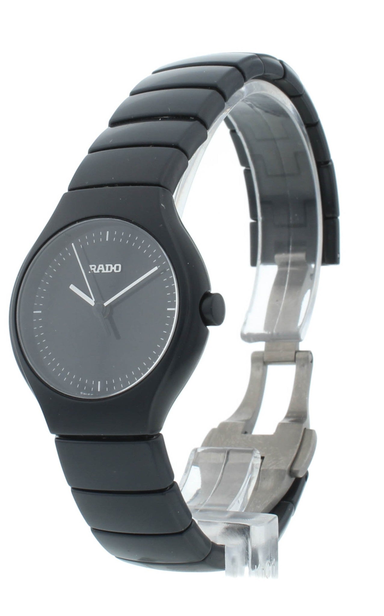 Rado True Jubile 26mm Ceramic Black Dial Quartz Ladies Watch R27817152