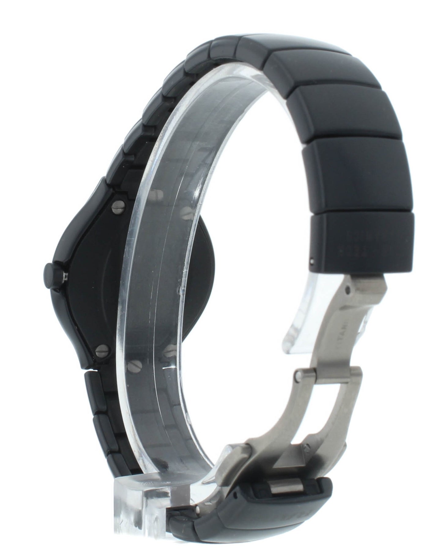Rado True Jubile 26mm Ceramic Black Dial Quartz Ladies Watch R27817152