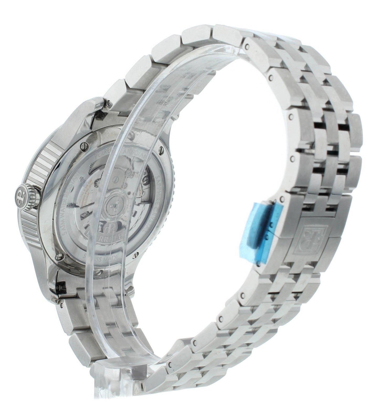 Perrelet Classique Double Rotor Silver Dial 42.5mm Automatic Men’s Watch A1090/4