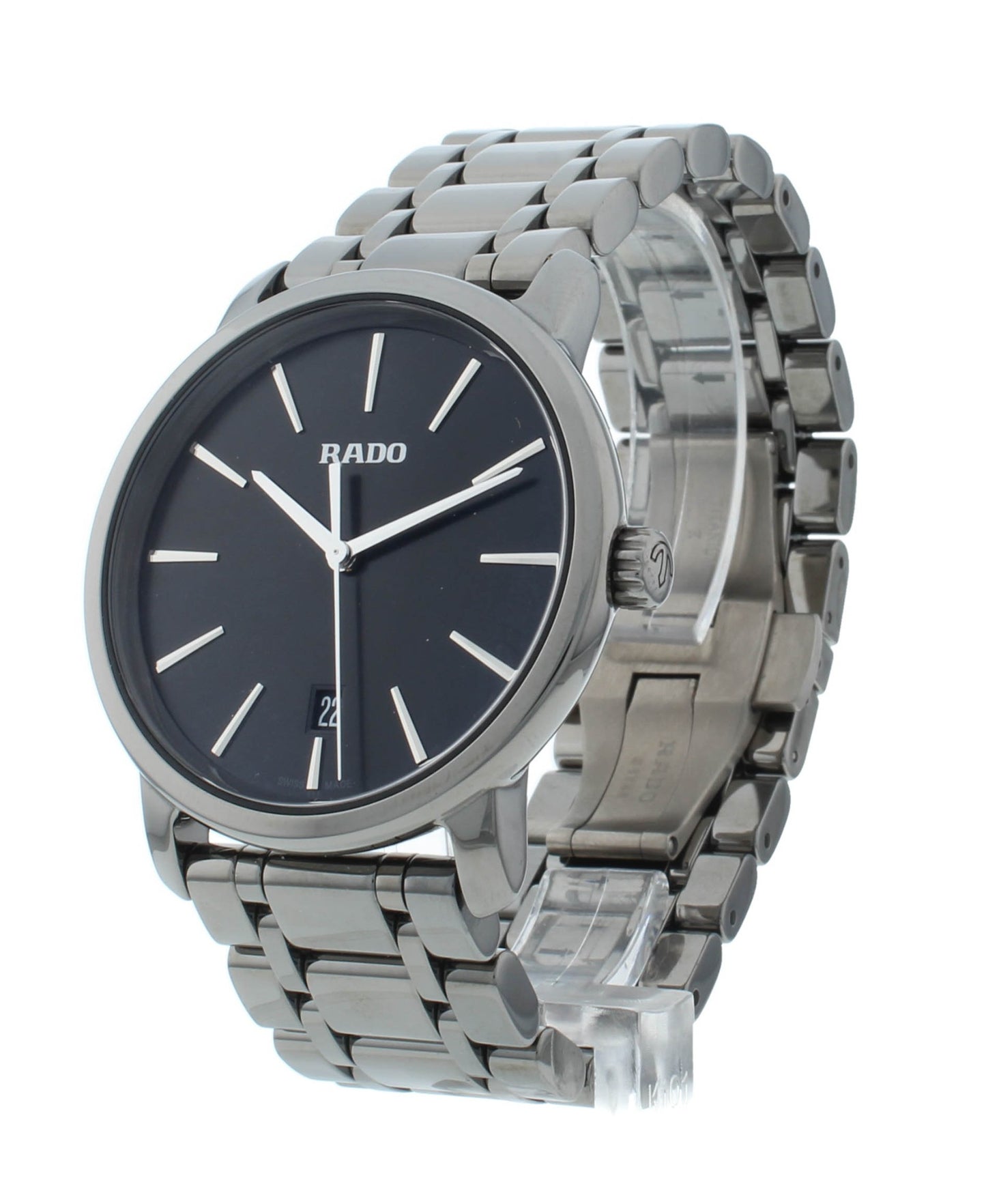 Rado DiaMaster Quartz 42mm Ceramic Black Dial Men's Watch R14072177