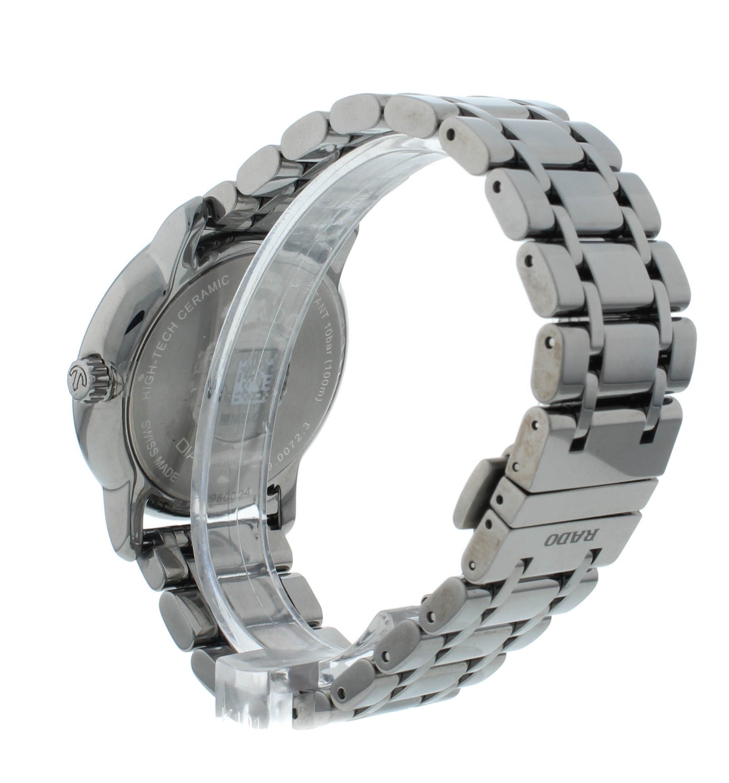 Rado DiaMaster Quartz 42mm Ceramic Black Dial Men's Watch R14072177