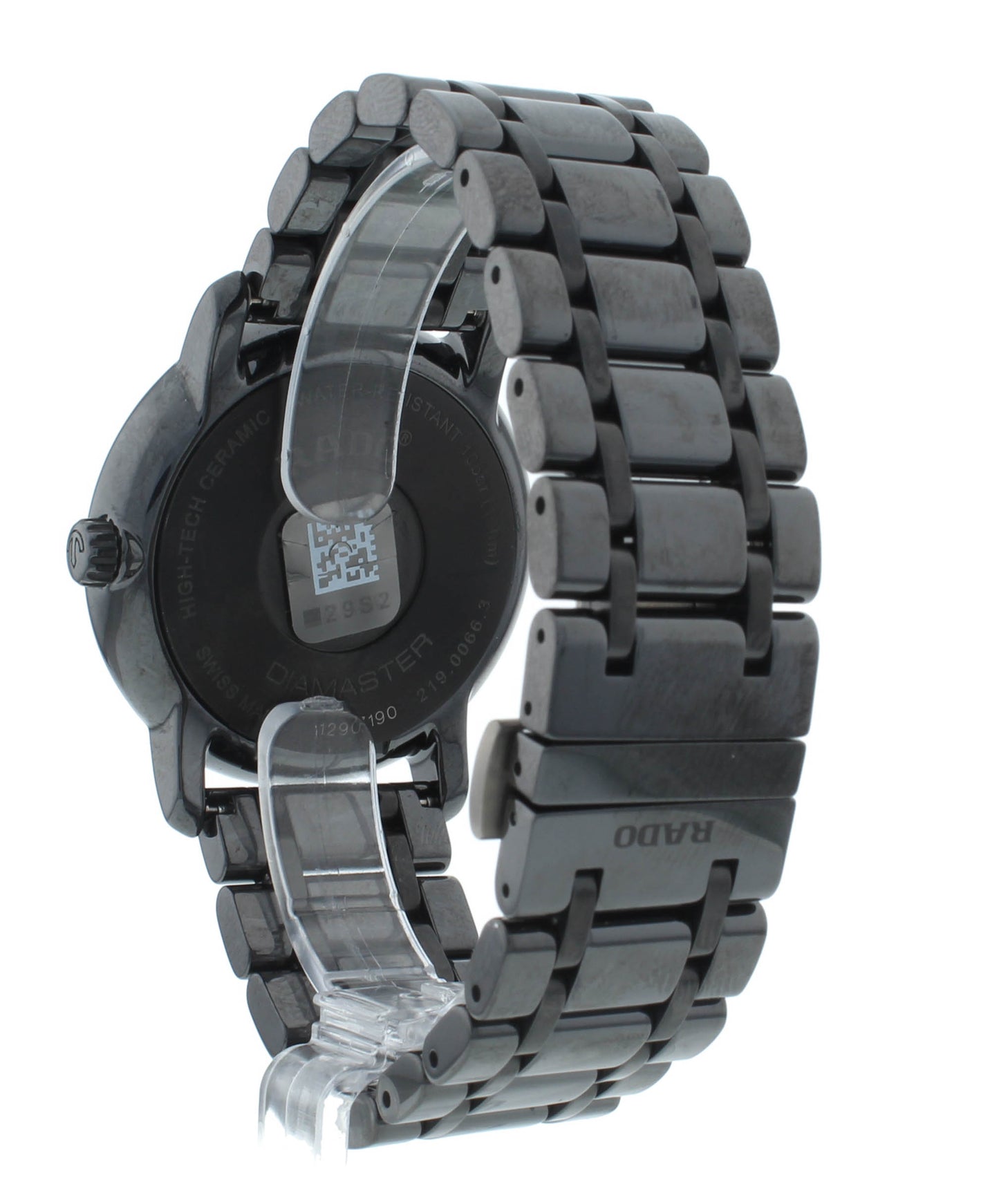 Rado DiaMaster Quartz 40mm Ceramic Black Dial Men's Watch R14066182