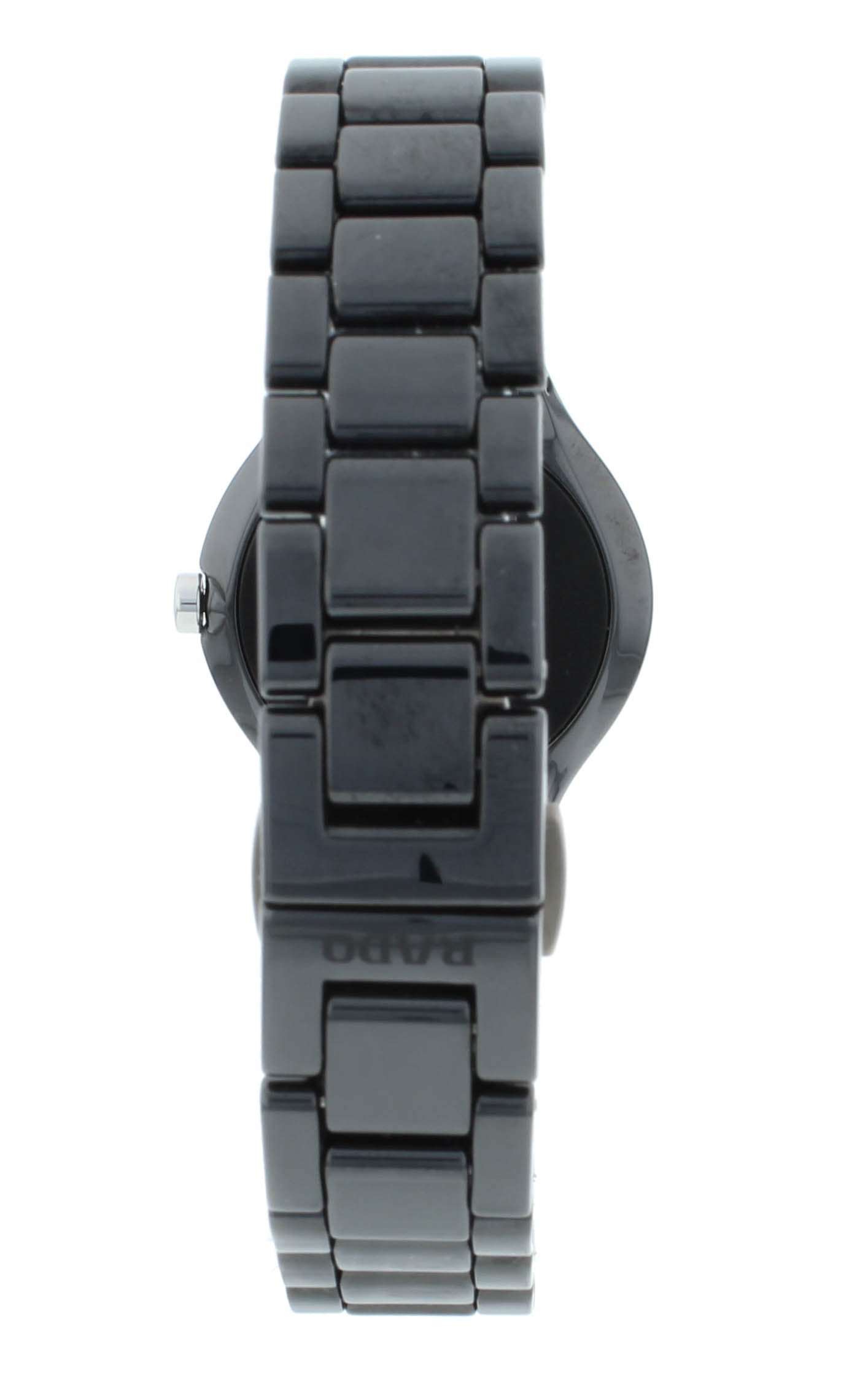 Rado True Thinline 31.5mm Quartz Black Dial Ceramic Ladies Watch R27742162
