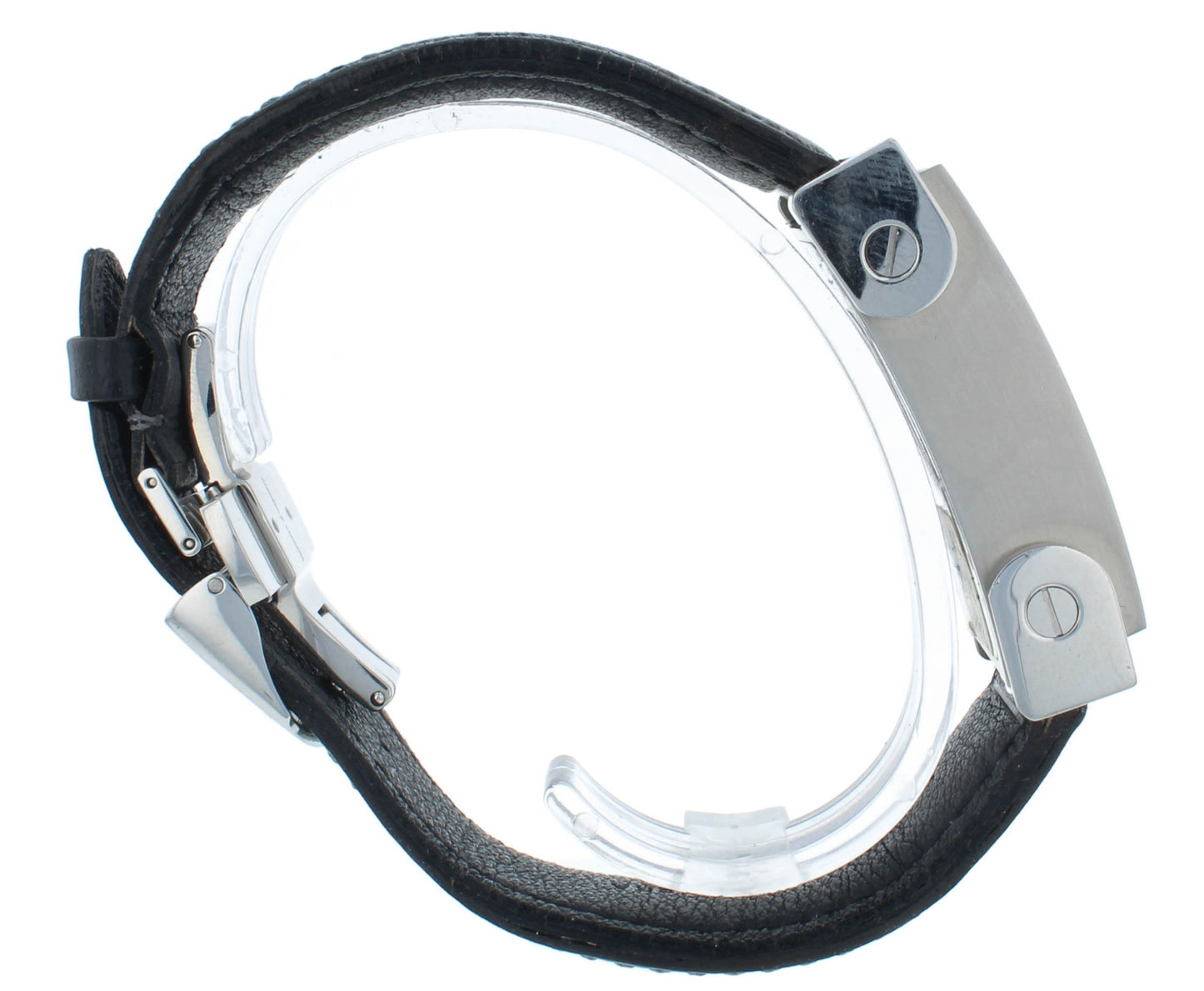 Pre-Owned Carrera Y Carrera 35mm Automatic Black Dial Chrono Men's Watch DC00452