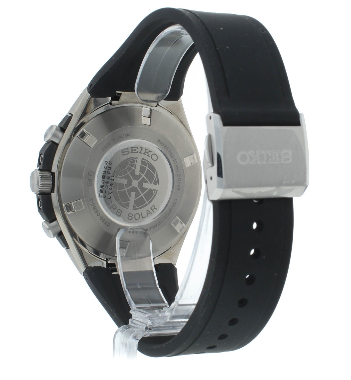 Seiko Astron 46.7mm GPS Solar Powered Titanium Men's Watch SSE167J1