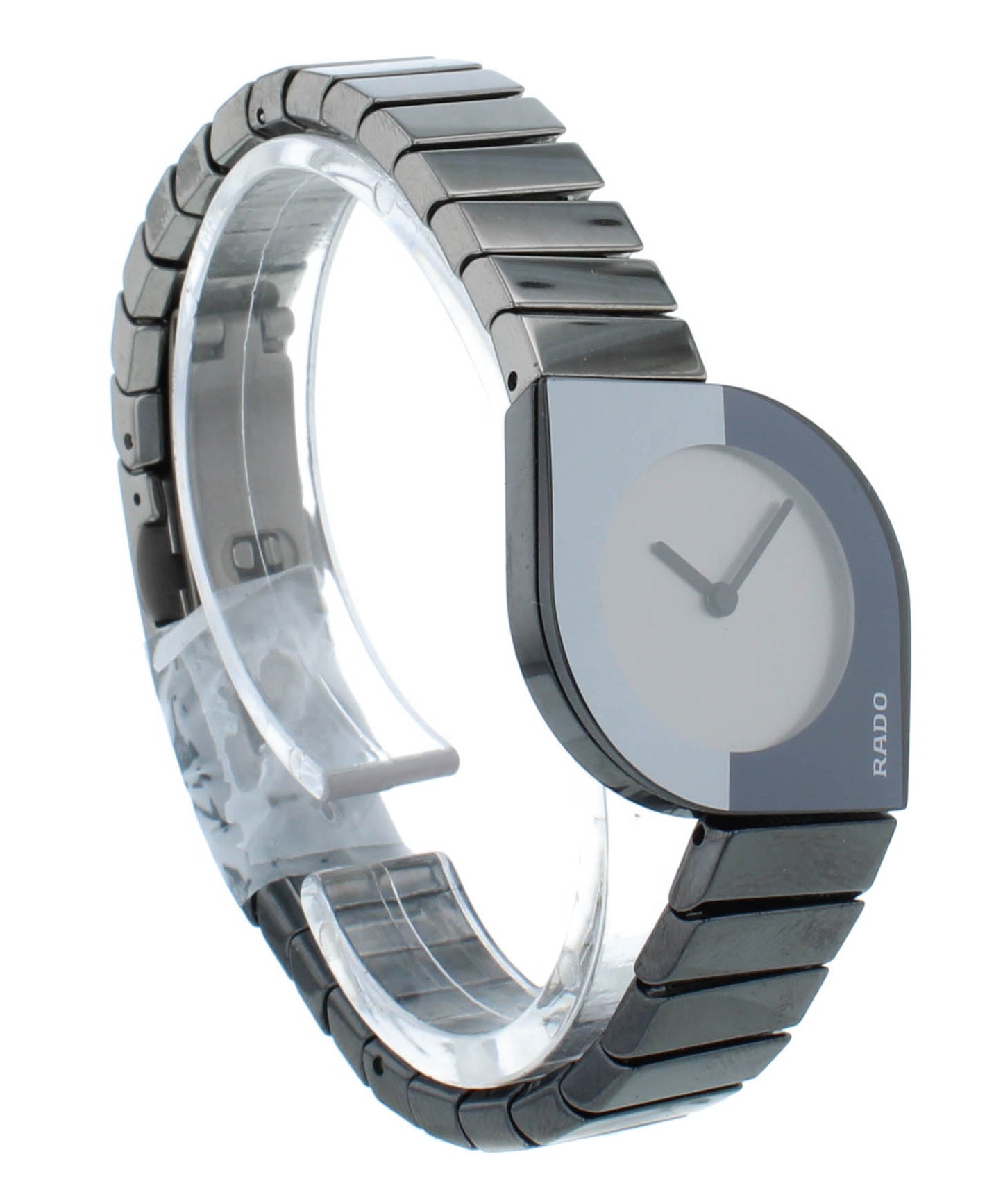 Rado Integral 24mm Silver Dial Ceramic Quartz Ladies Watch 153.0473.3.010