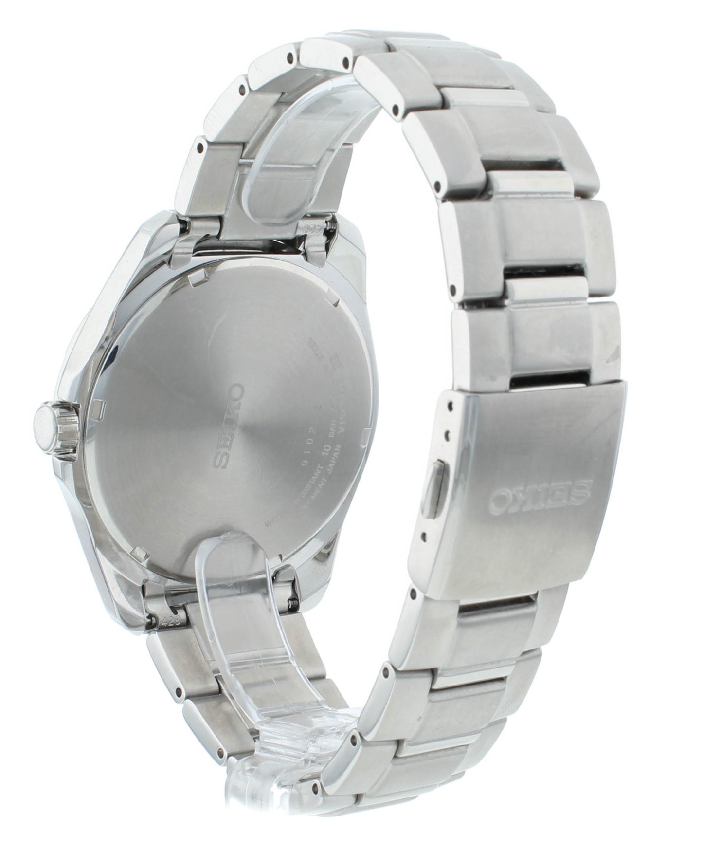 Seiko Essentials Solar Powered 43mm Blue Dial Men's Watch SNE391P1