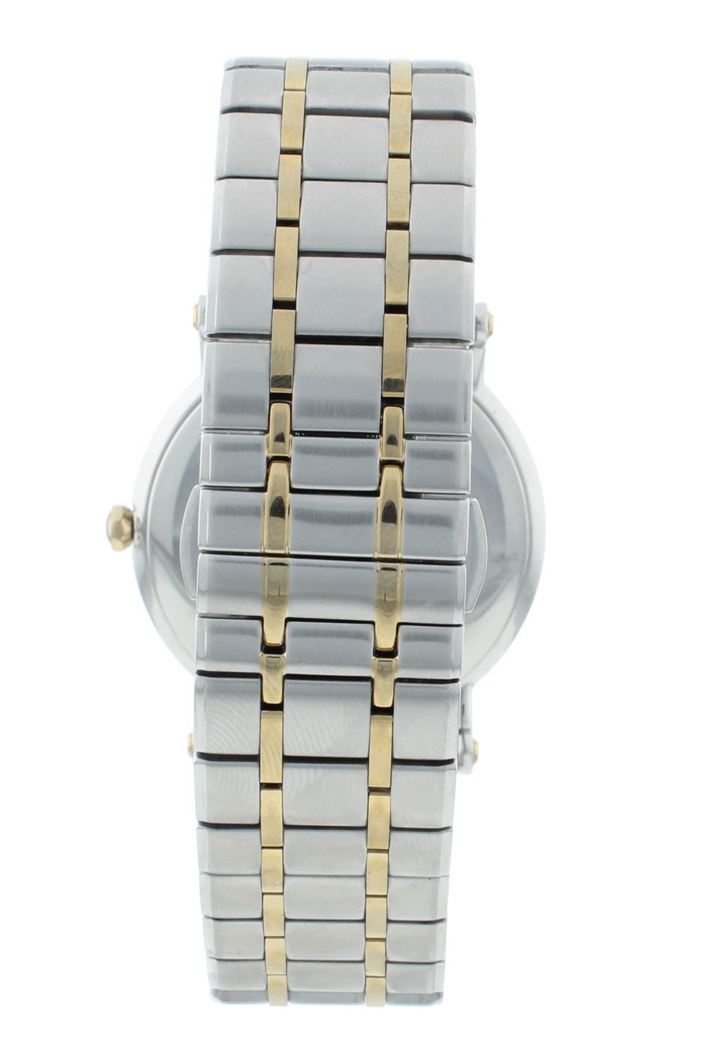 Seiko Premier 40.7mm Two-Tone Quartz Steel White Dial Men's Watch SKP400P1