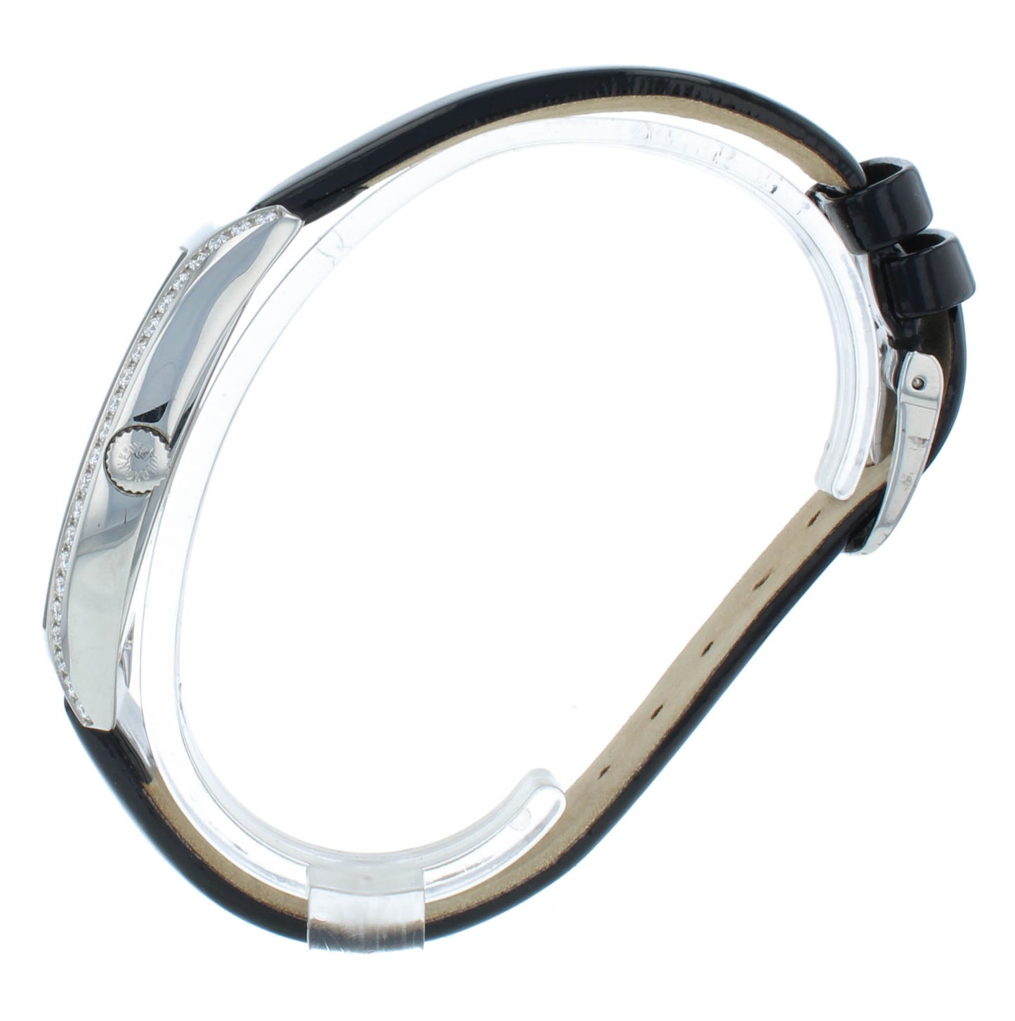 Longines Evidenza Quartz Black Dial 33mm Diamond Bezel Ladies Watch L26550572