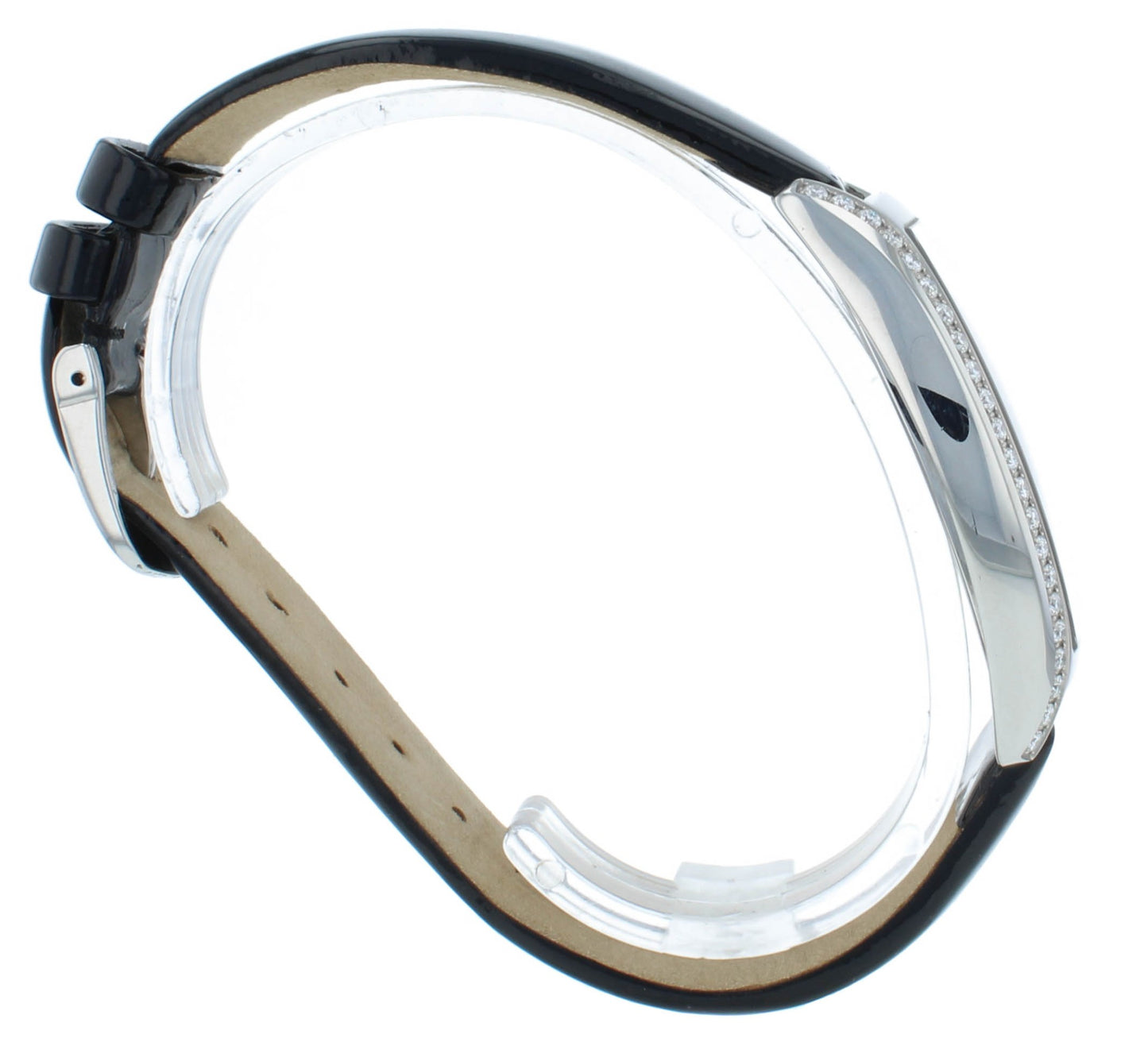 Longines Evidenza Quartz Black Dial 33mm Diamond Bezel Ladies Watch L26550572