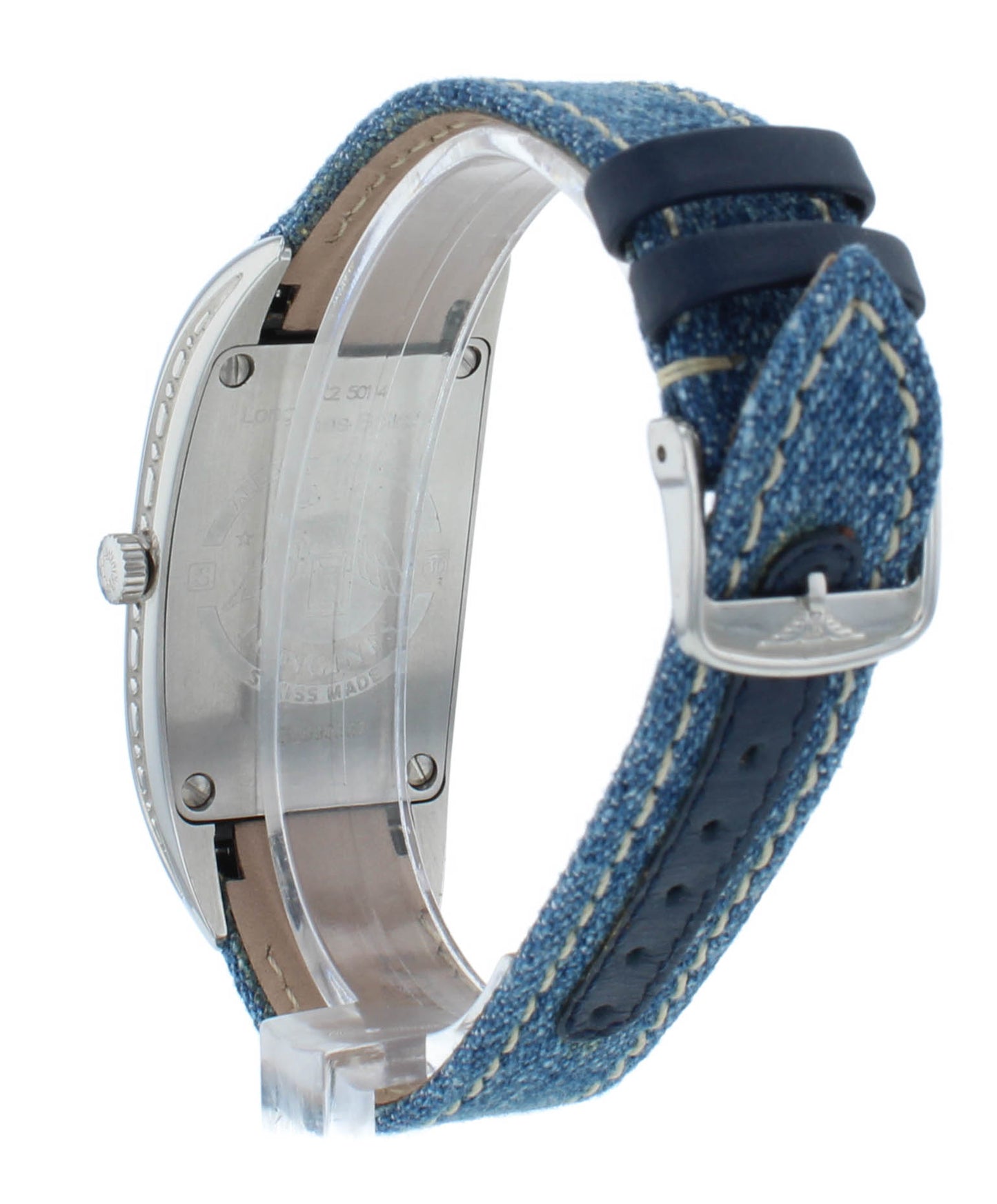 Longines BelleArti 24.6mm Quartz Blue Strap White Dial Ladies Watch L25014738