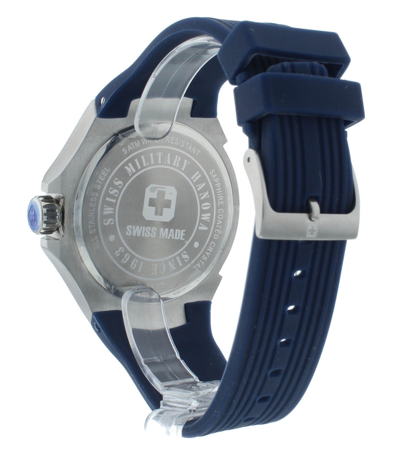 Swiss Military Hanowa Seaman Blue Dial 45mm Quartz Men's Watch 6-4327.04.003