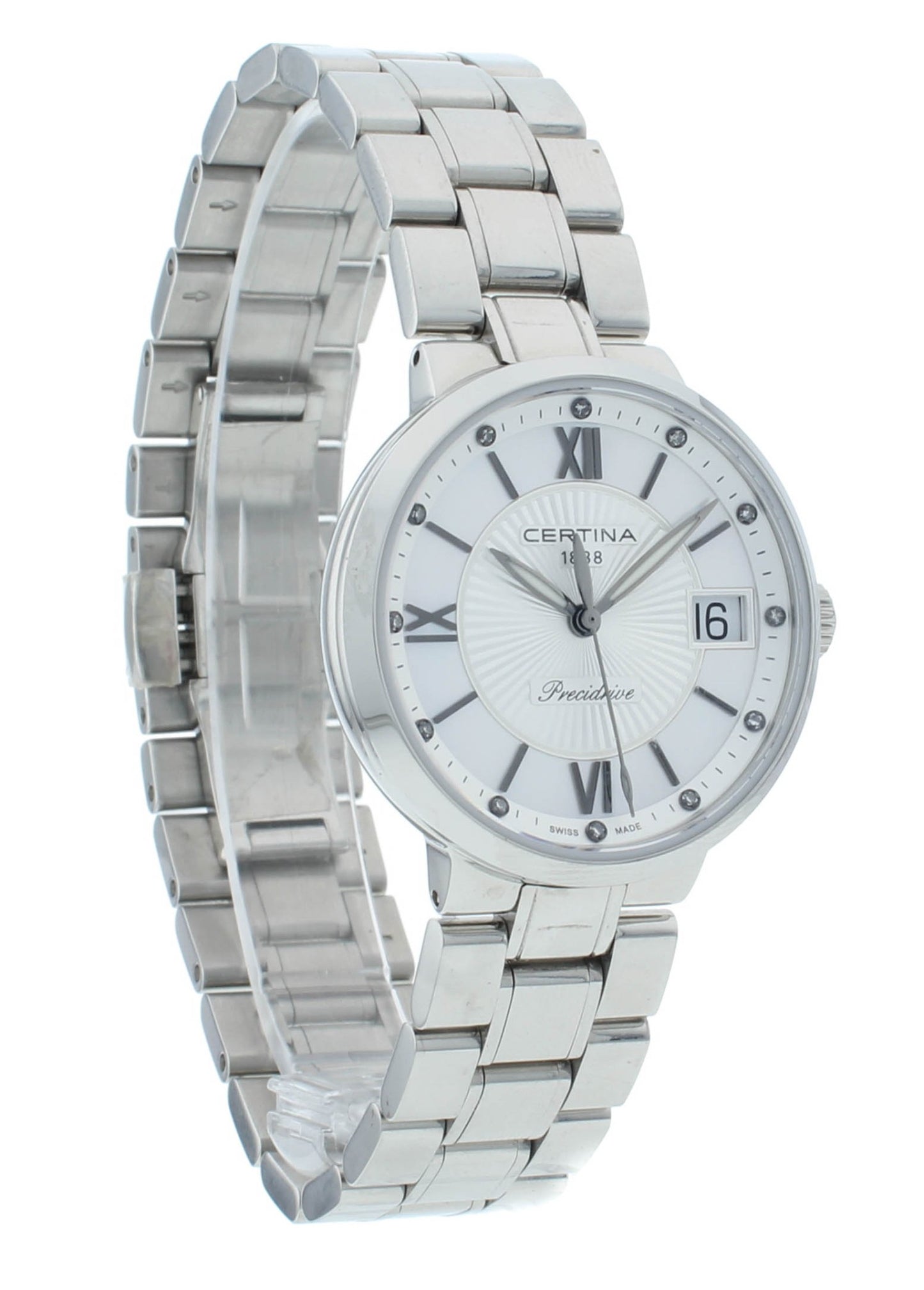 Certina DS Stella 31mm White MOP Dial Quartz Ladies Watch C031.210.11.116.00