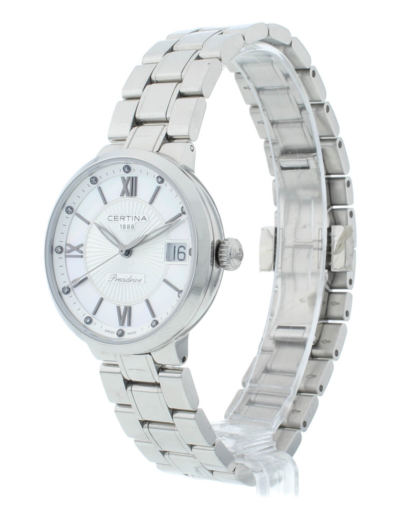 Certina DS Stella 31mm White MOP Dial Quartz Ladies Watch C031.210.11.116.00