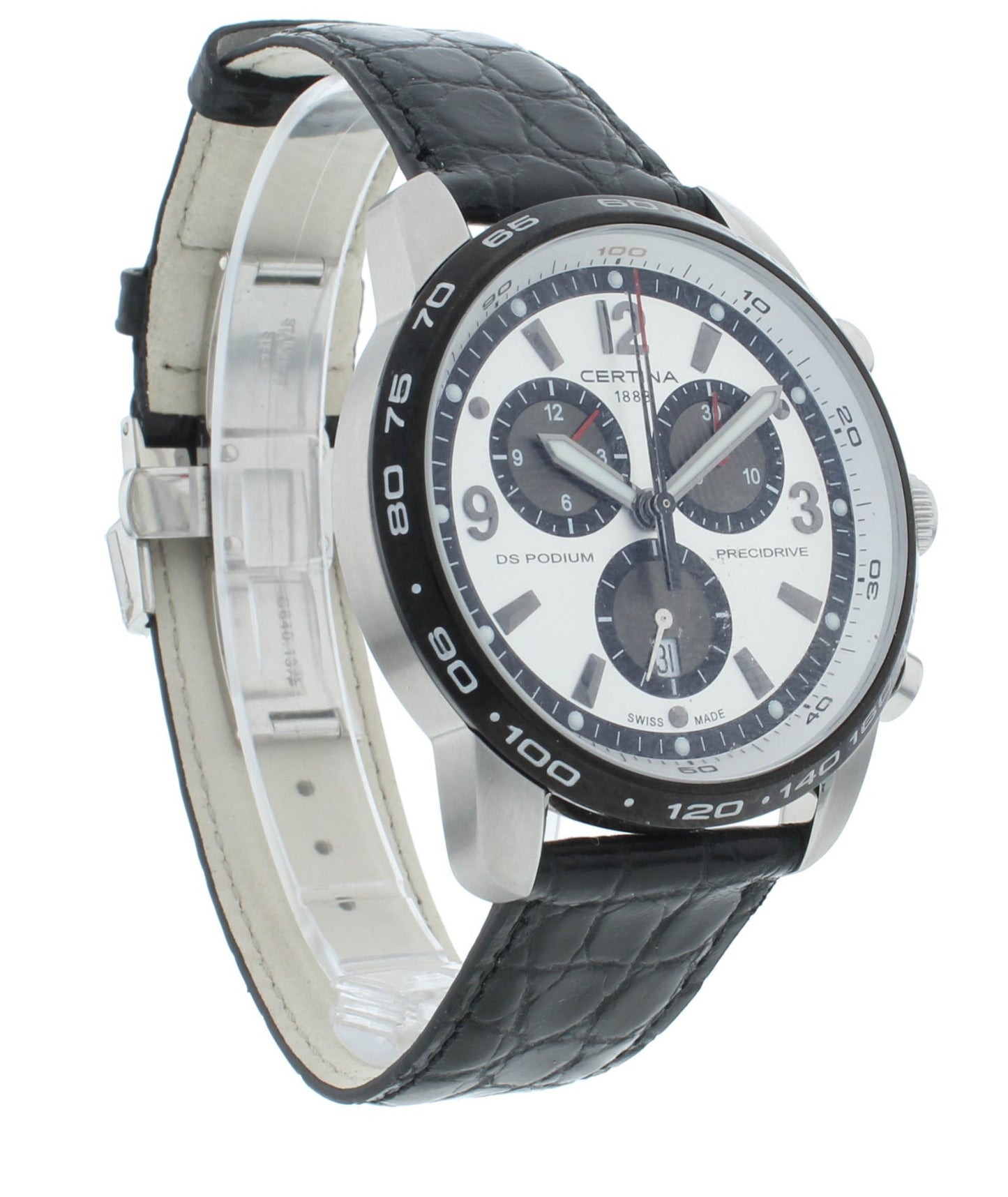 Certina DS Action Chrono Quartz Silver Dial 44mm Men's Watch C001.647.16.037.00