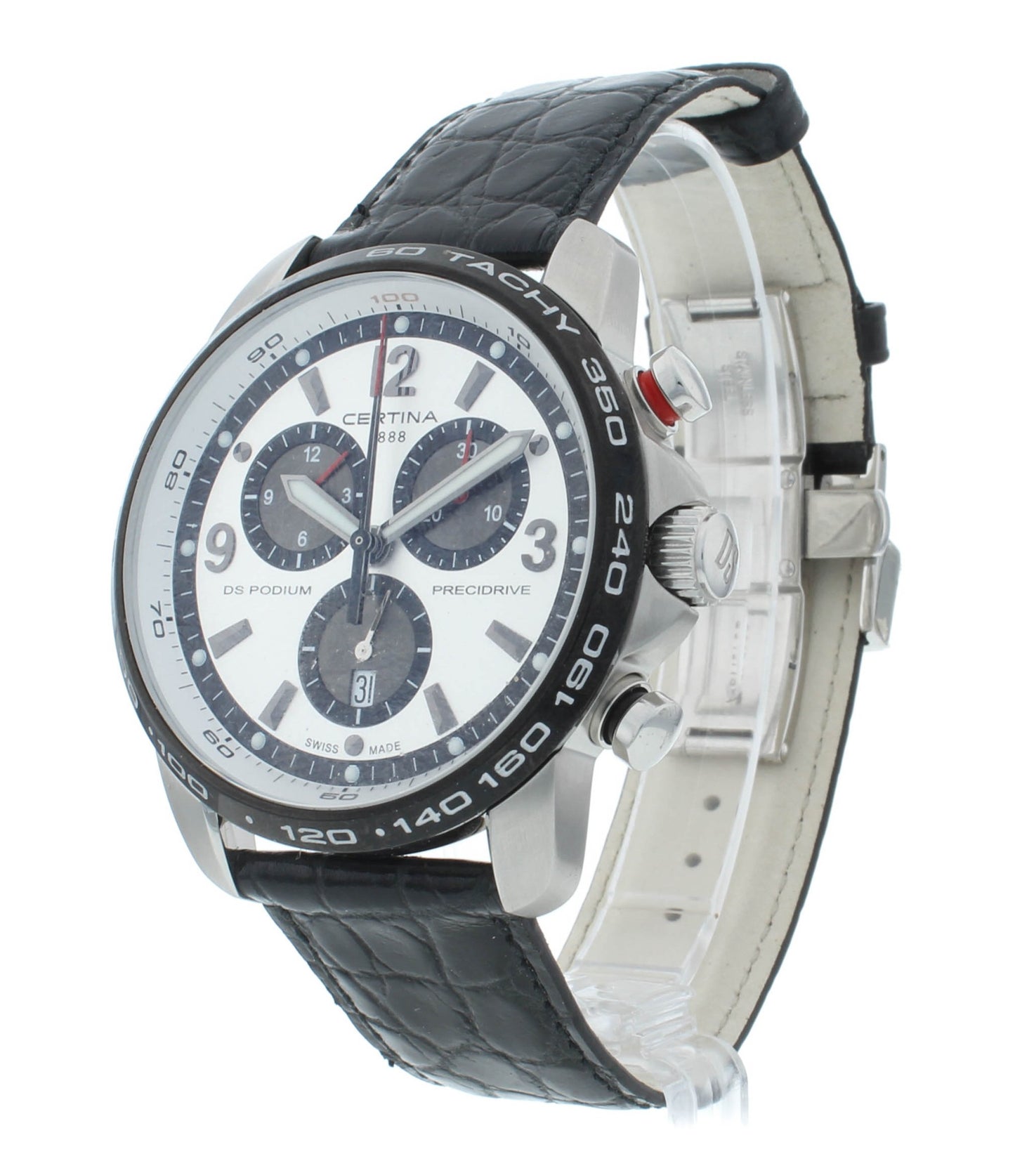 Certina DS Action Chrono Quartz Silver Dial 44mm Men's Watch C001.647.16.037.00