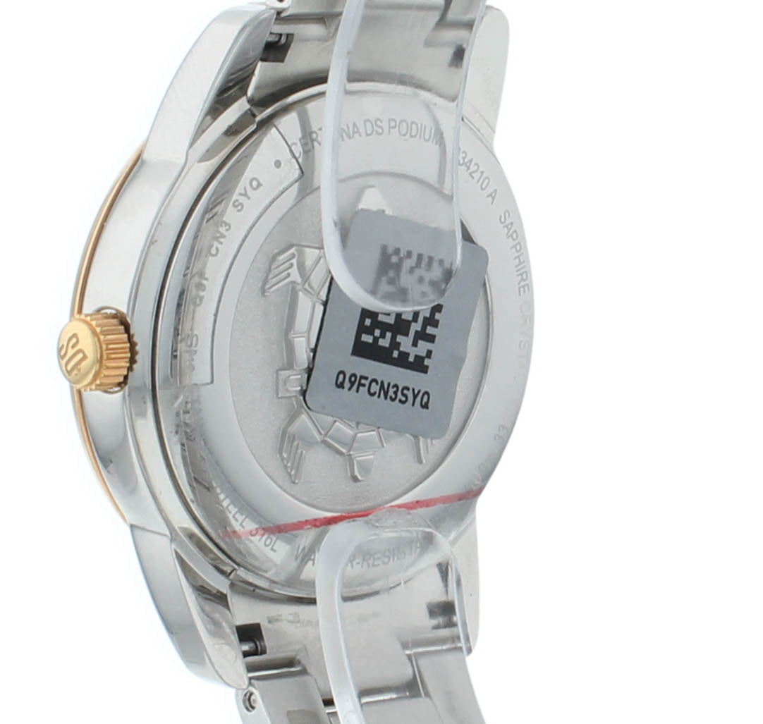 Certina DS Podium 33mm Two-Tone Quartz Gray Dial Ladies Watch C034.210.22.087.00